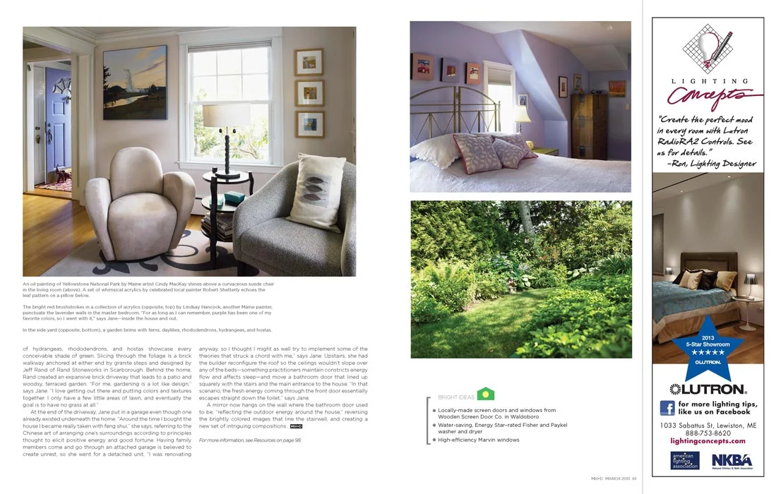 Maine Home and Design March 2013