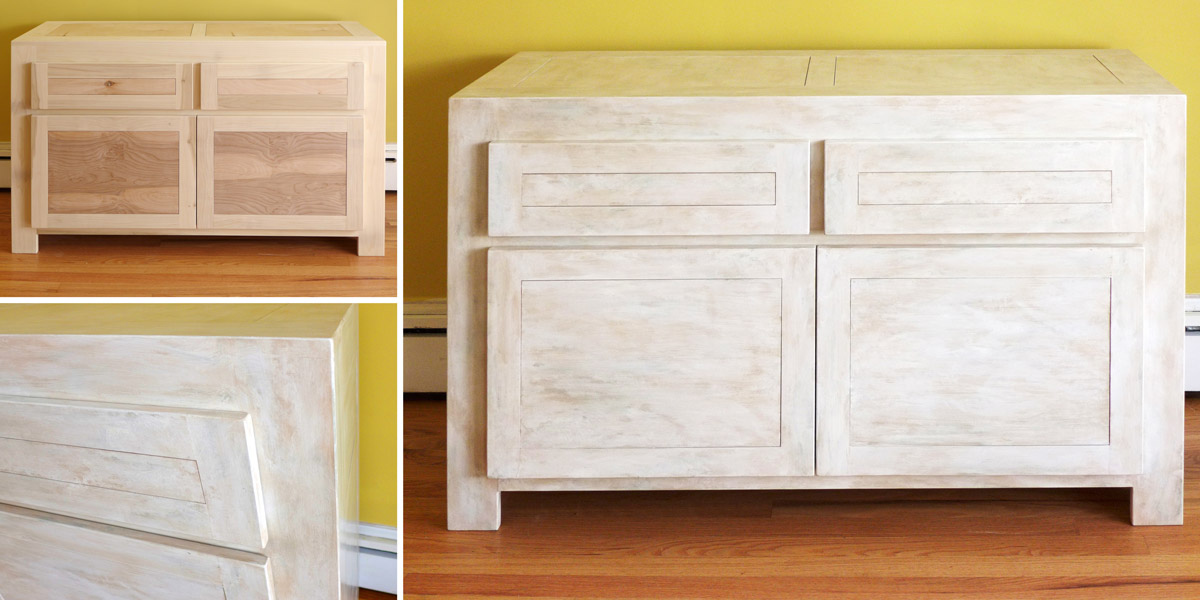  Decorative Treatment on Living Room Cabinet 