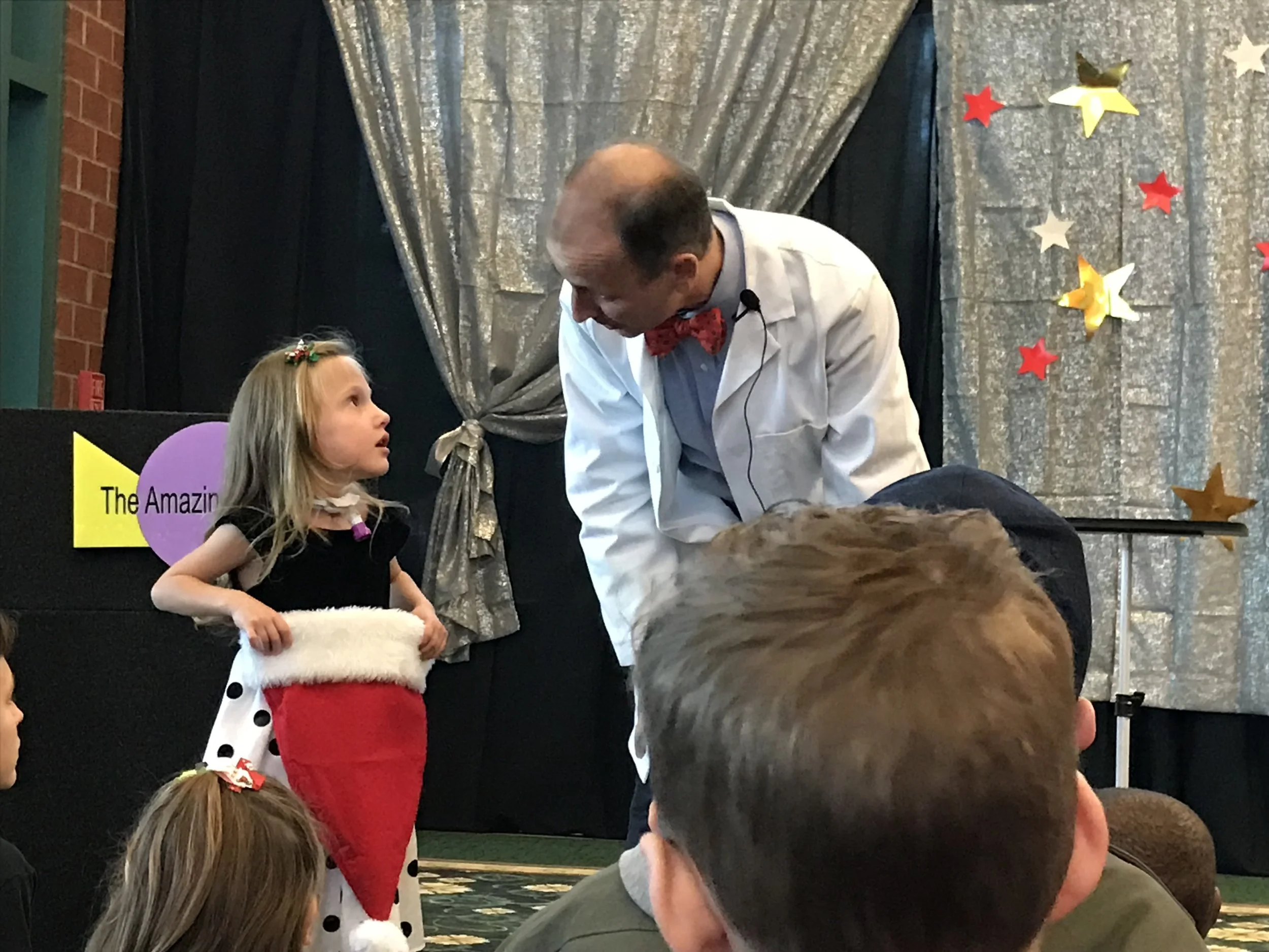 This hospital patient will remember her experience with The Amazing Andy for a long time. 