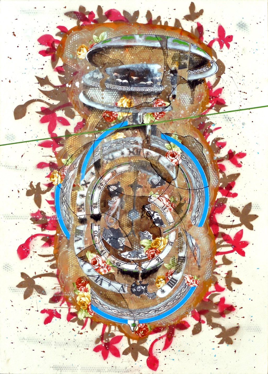 it's what you do with time that heals 2010 7x5 ft