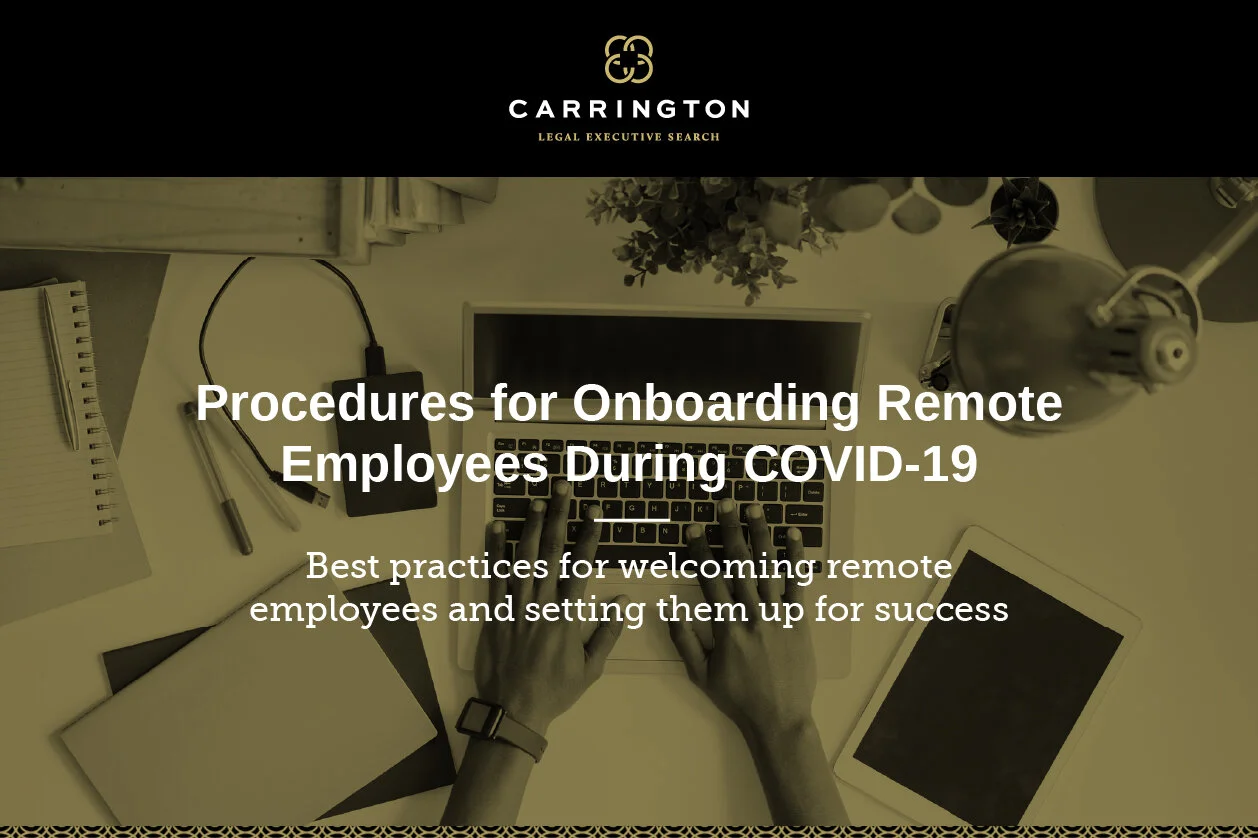 Procedures for Onboarding Remote Employees During COVID-19