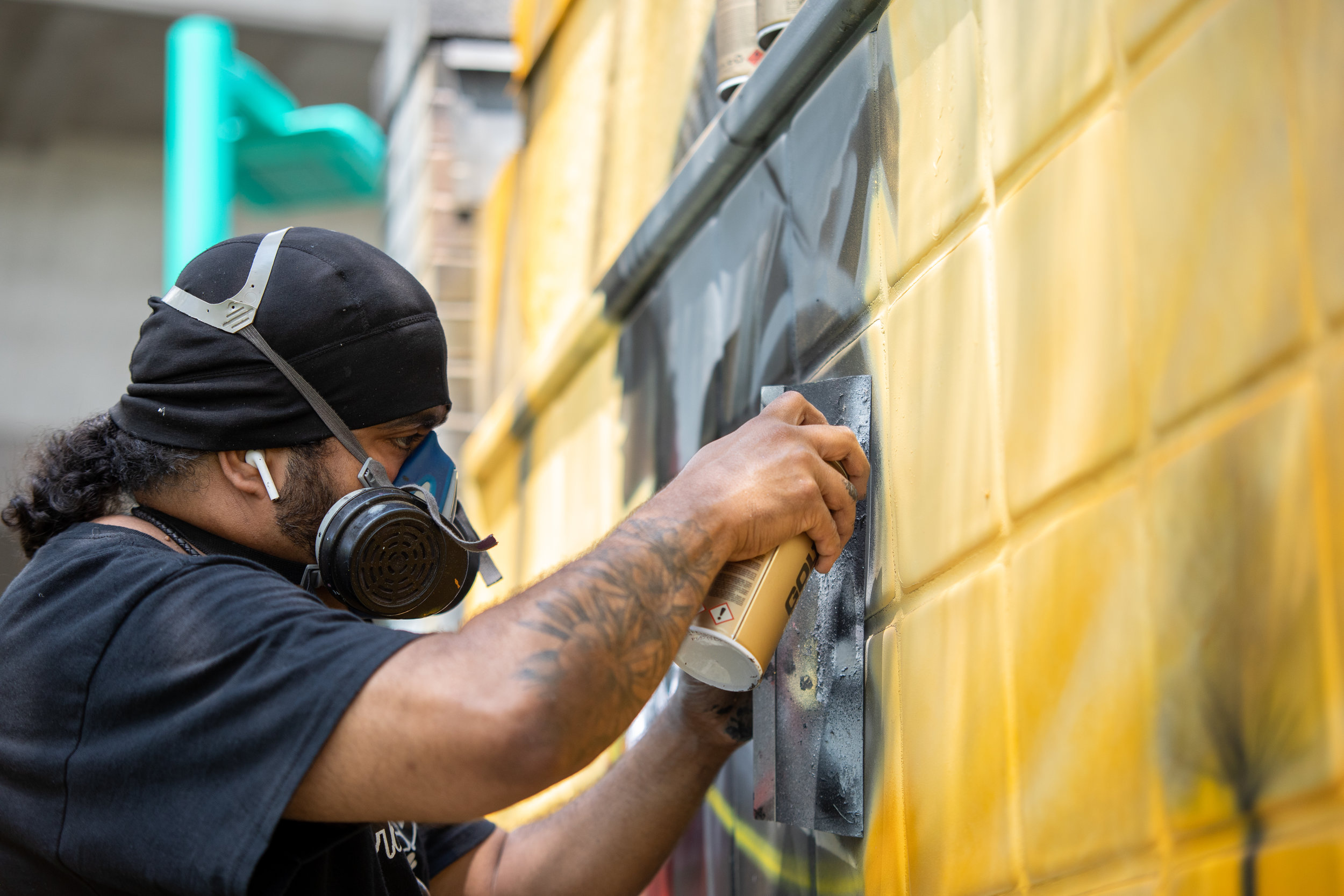 For over 8 years, GoFive has provided the public of Boston with access to creative and inventive installations of public art. Through the medium of aerosol, and drawing on the rich mural and graffiti traditions associated with inner city Boston,