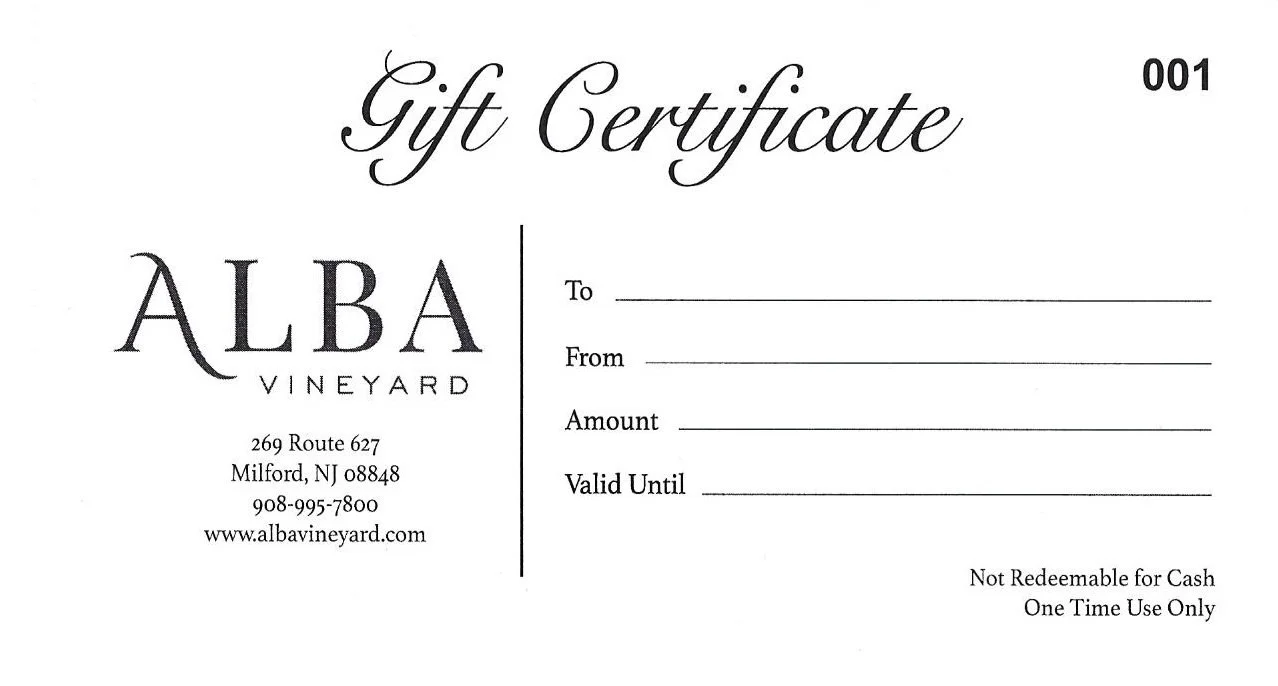 Gift Certificates