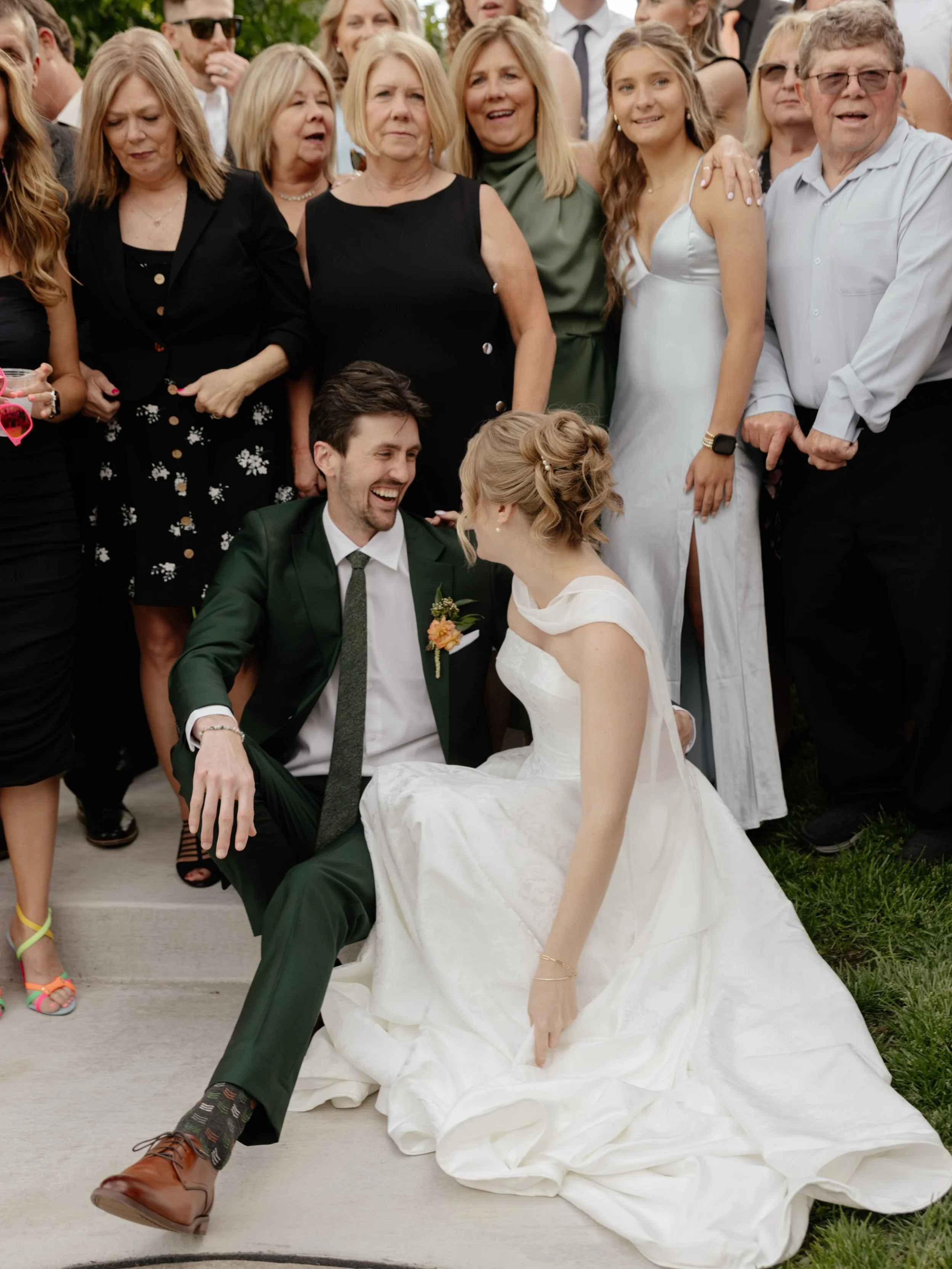 I forgot this photo in the scroll and I love this photo. Family photo chaos