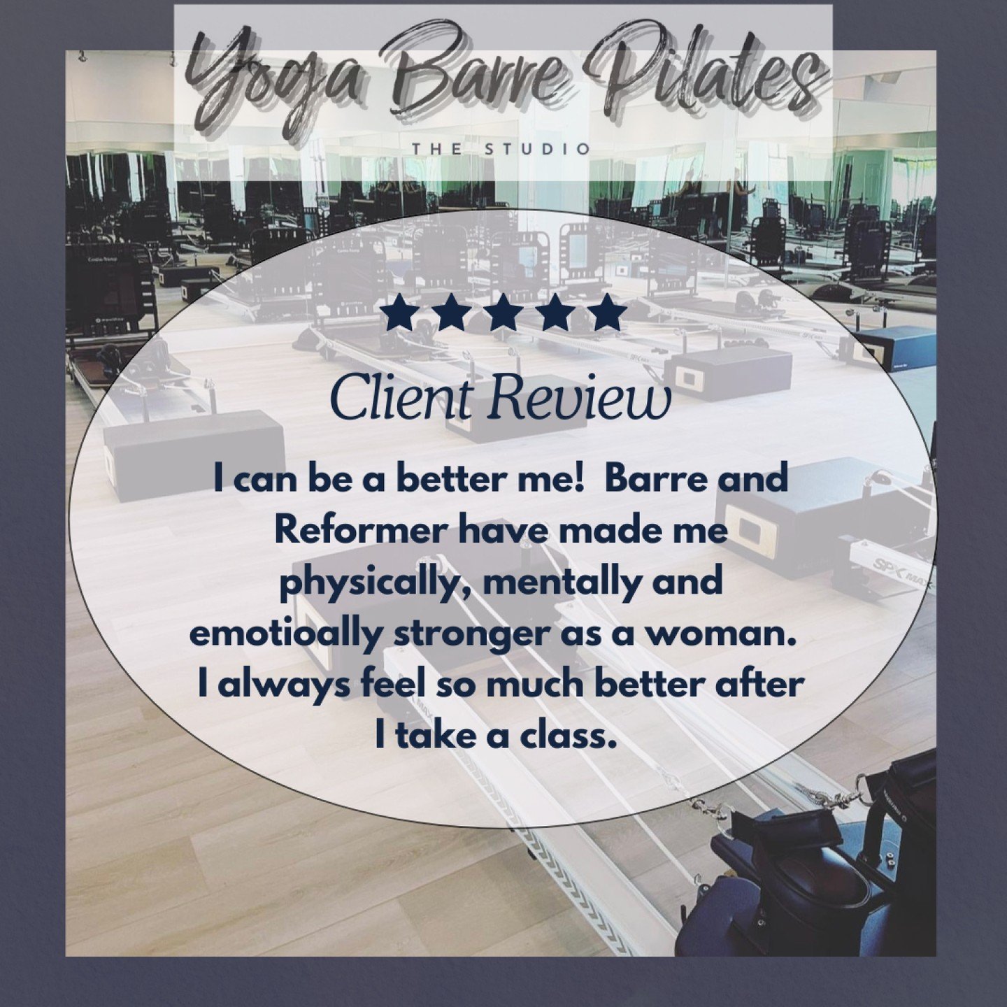 The Yoga Barre Pilates Studio has the perfect combination of Yoga, Barre and Reformer Pilates classes to challenge your body and leave you feeling energized. Experience the benefits of our personalized attention and support from our experienced instr