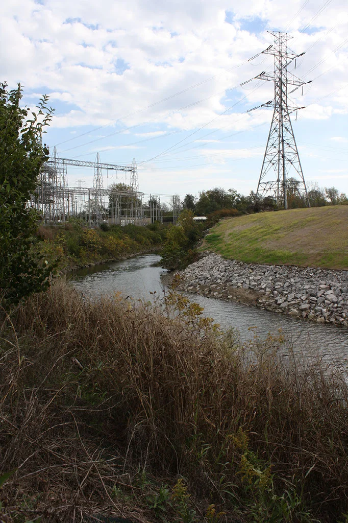 Stone and vegetation replacements grace what had been a blackened landfill.
