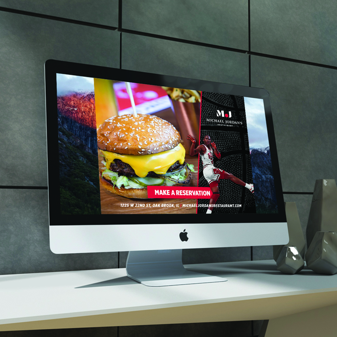 Michael Jordan's Restaurant Web Ad