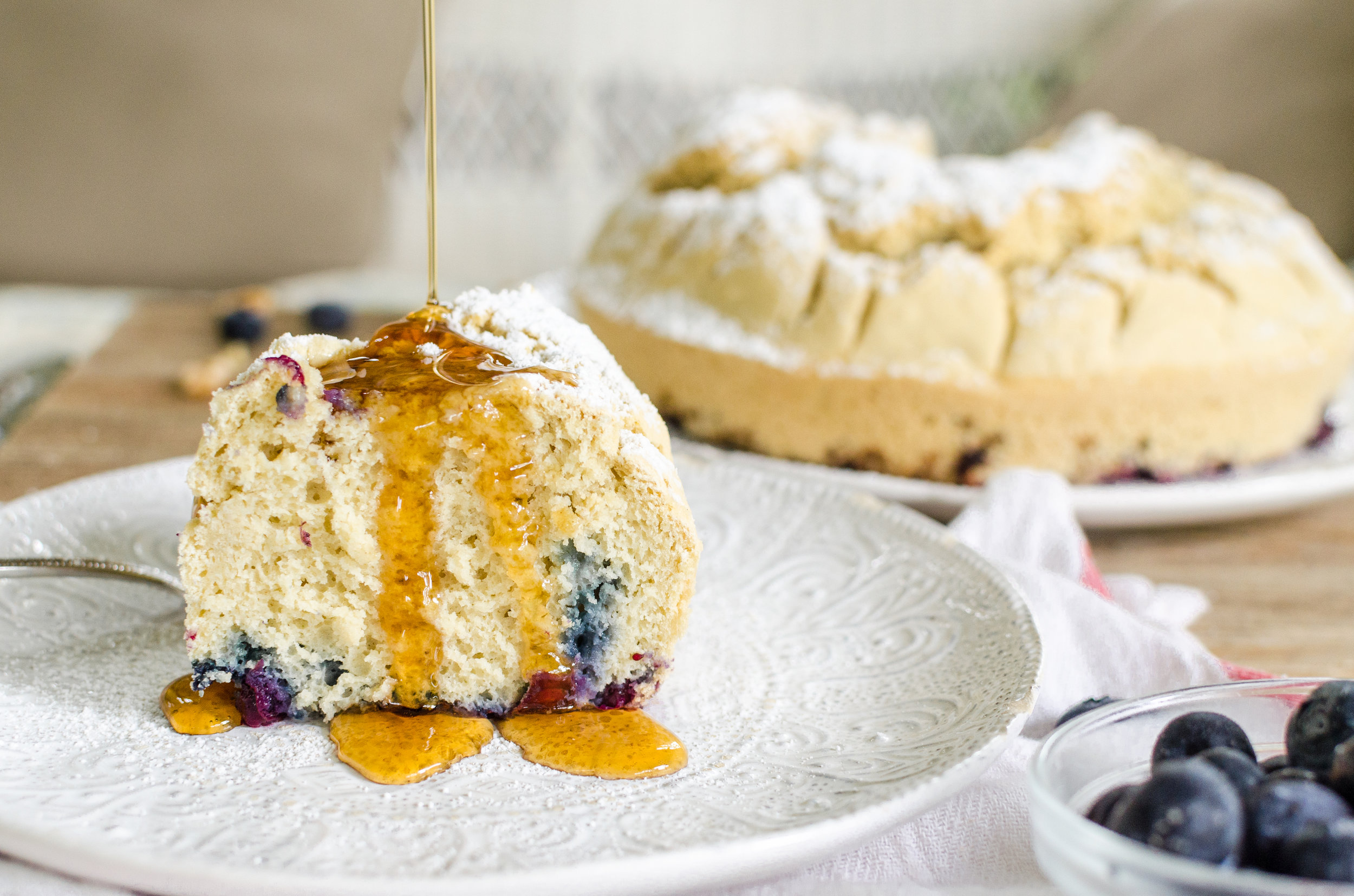 Gluten-Free, Dairy-Free Blueberry Pancake Bundt