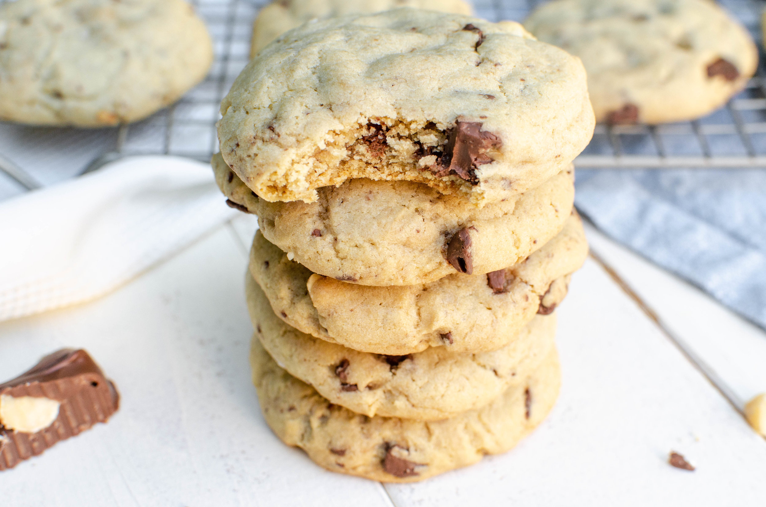 Gluten-Free, Chocolate-Covered Macadamia Nut Cookies