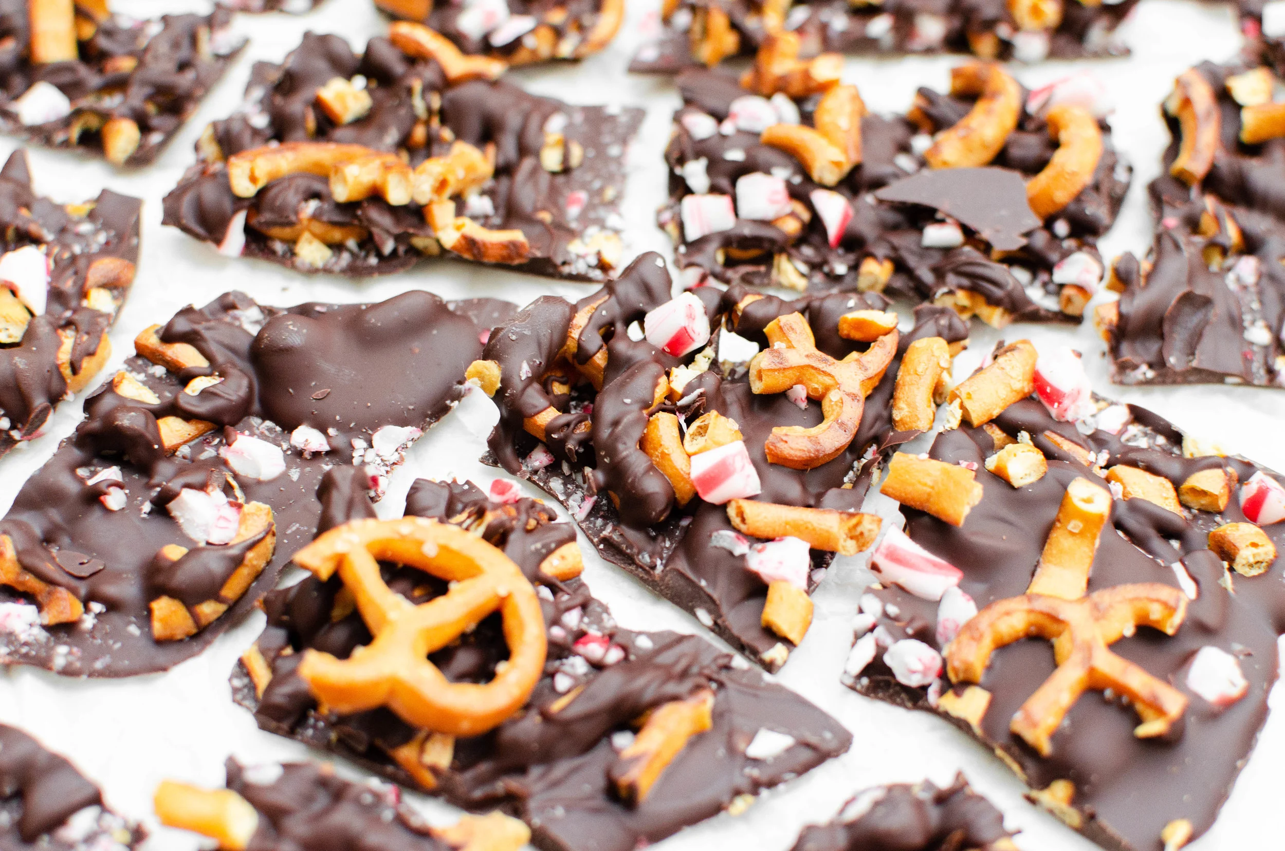 Gluten-Free, Vegan Peppermint Pretzel Bark