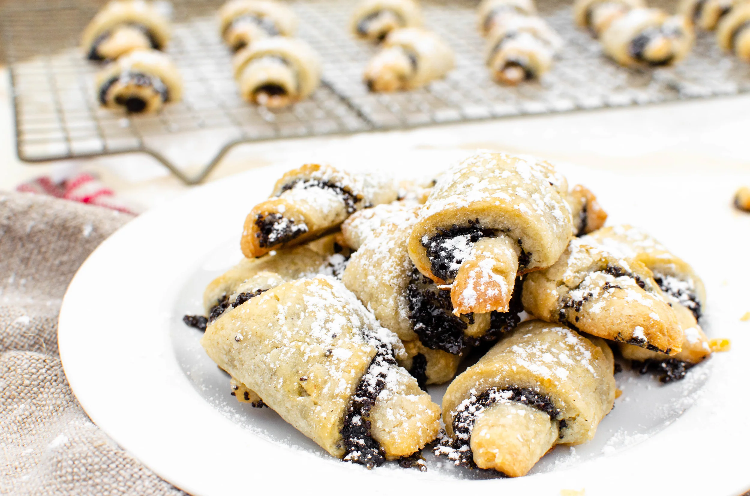 Gluten-Free, Vegan Poppyseed Roll Cookies