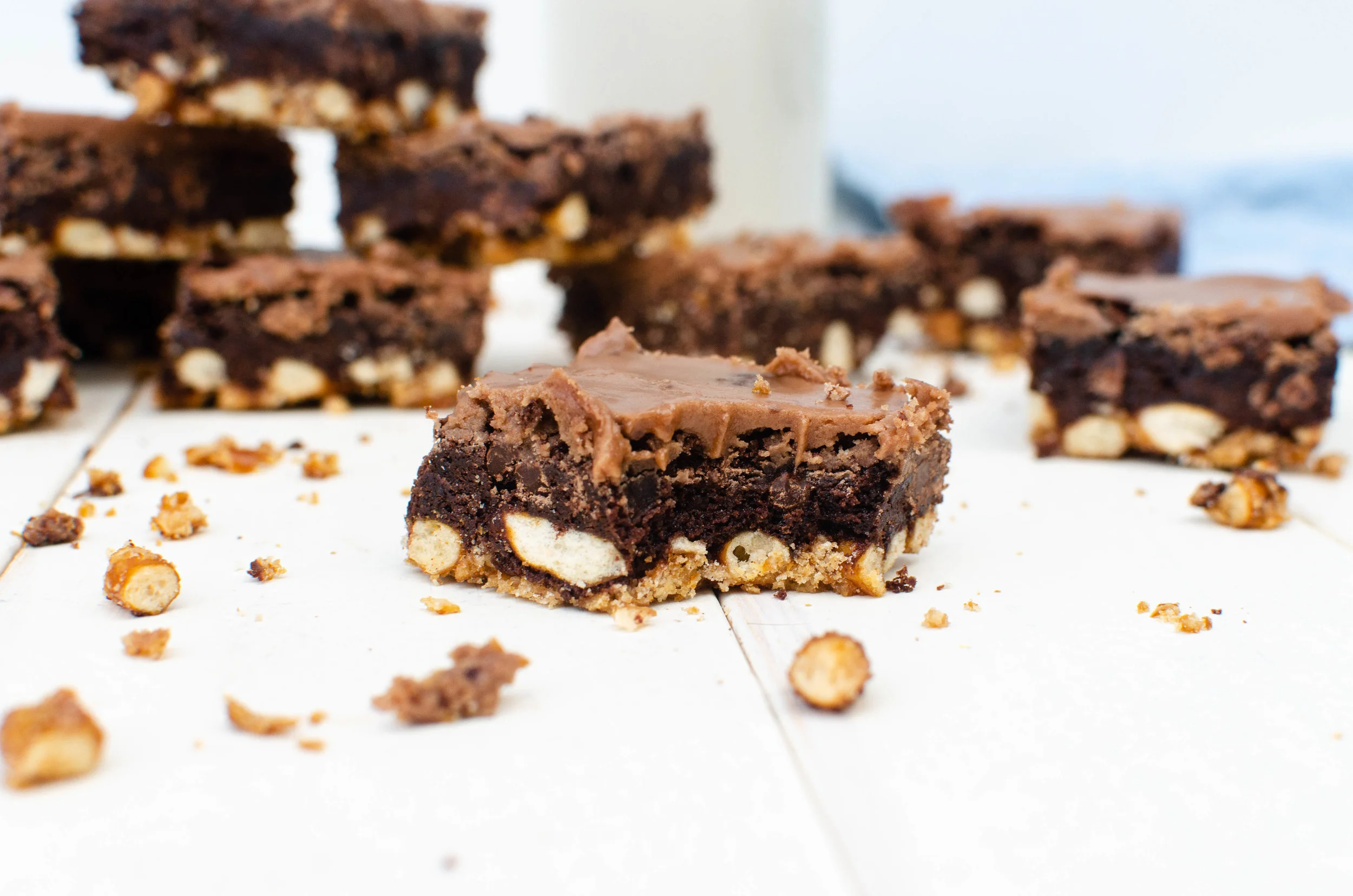 Gluten-Free, Dairy-Free Pretzel Brownies