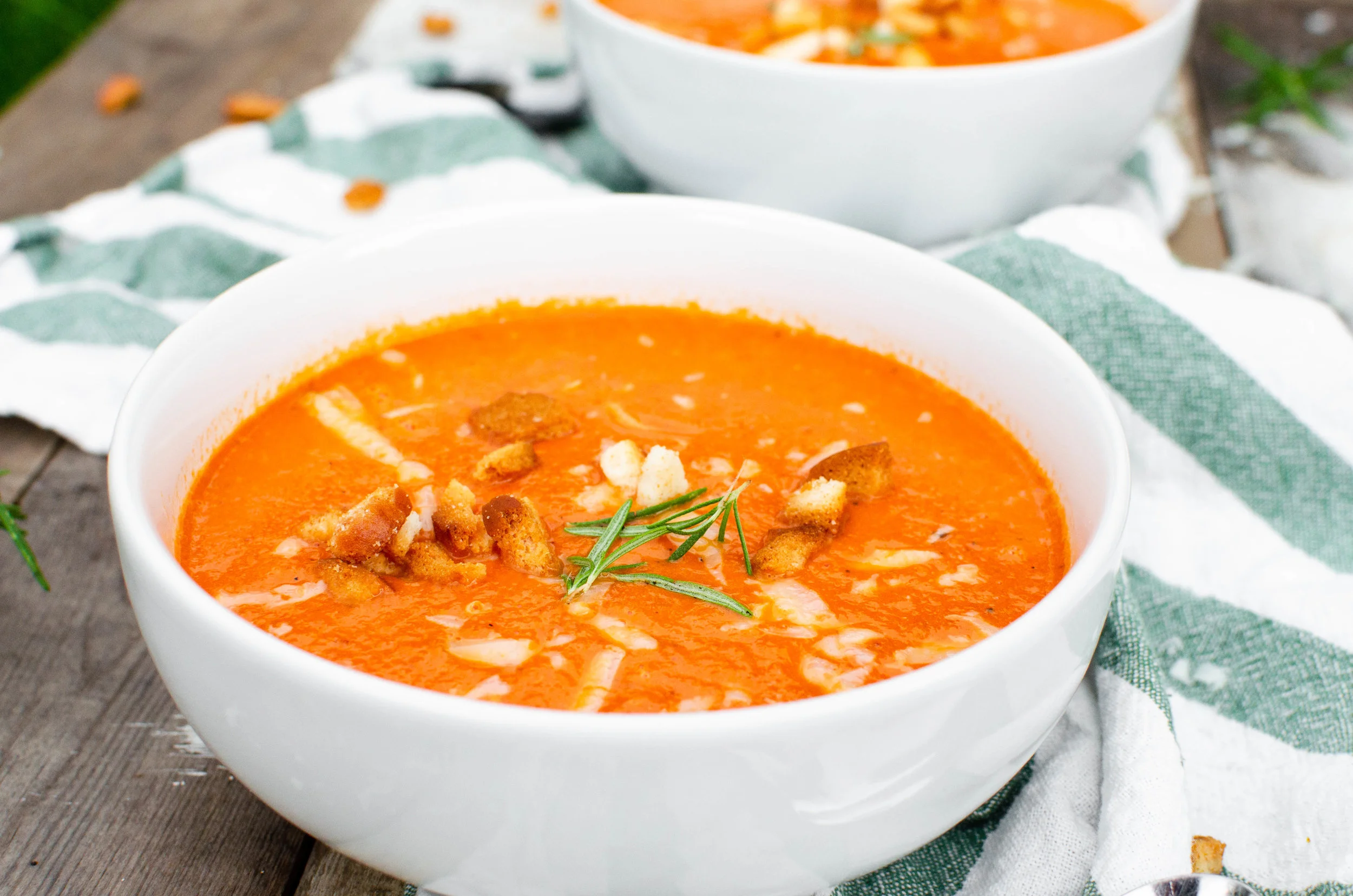 Gluten-Free, Vegan Creamy Tomato Soup