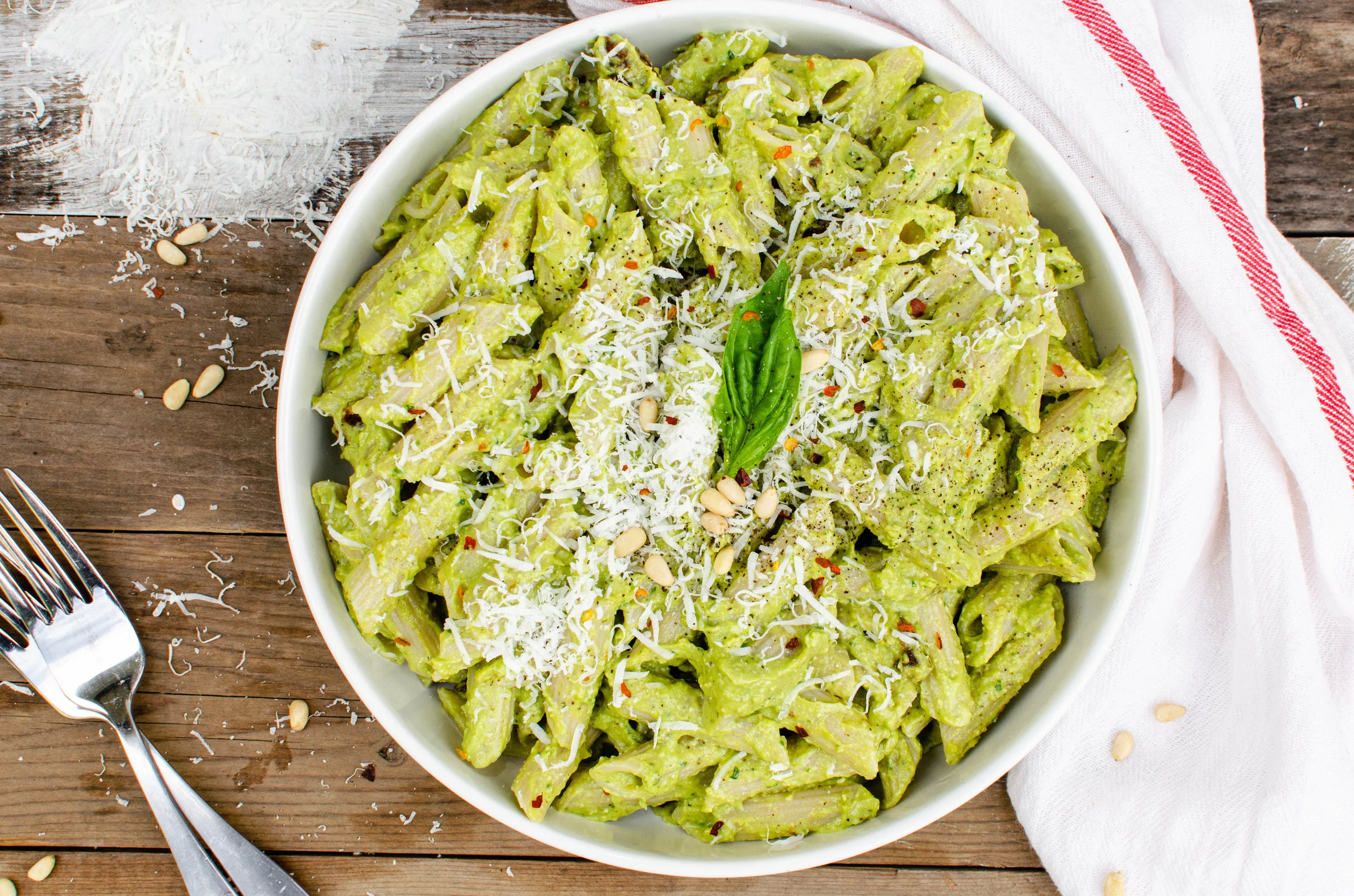 Gluten-Free, Vegan Avocado Pesto