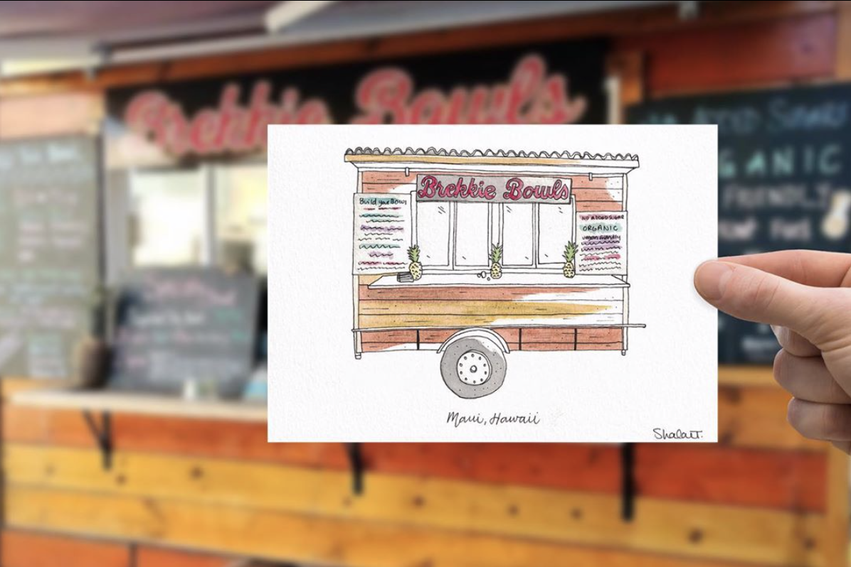 The best açaí bowls can be found at the Brekkie Bowls’ trailer.