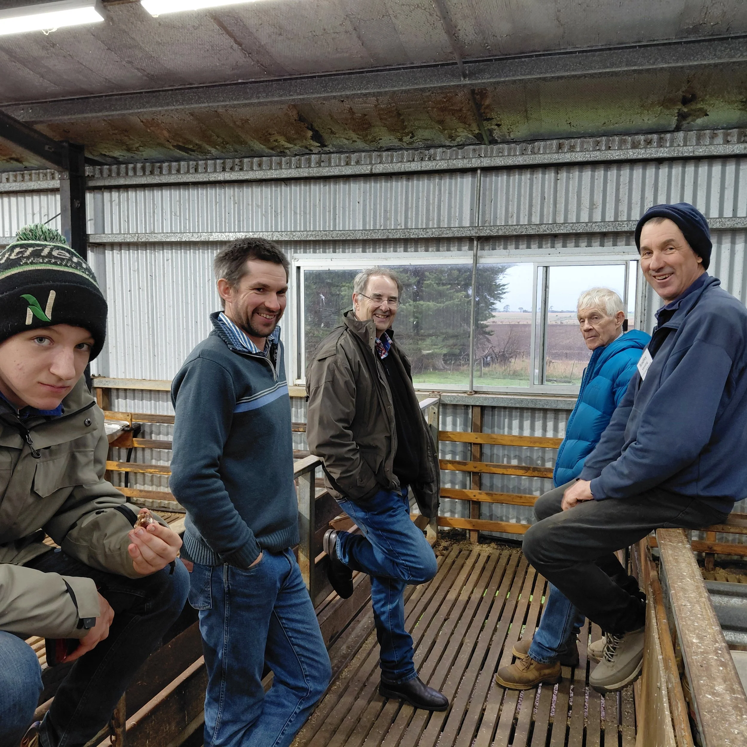Sam Venning, Todd Venning, Michael Jackson, David Venning, Brad Venning.jpg