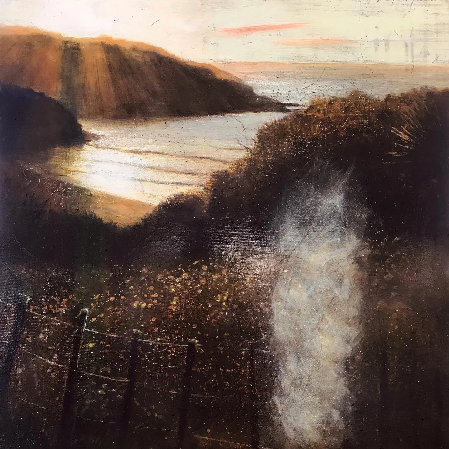 Self Portrait with Green Ray