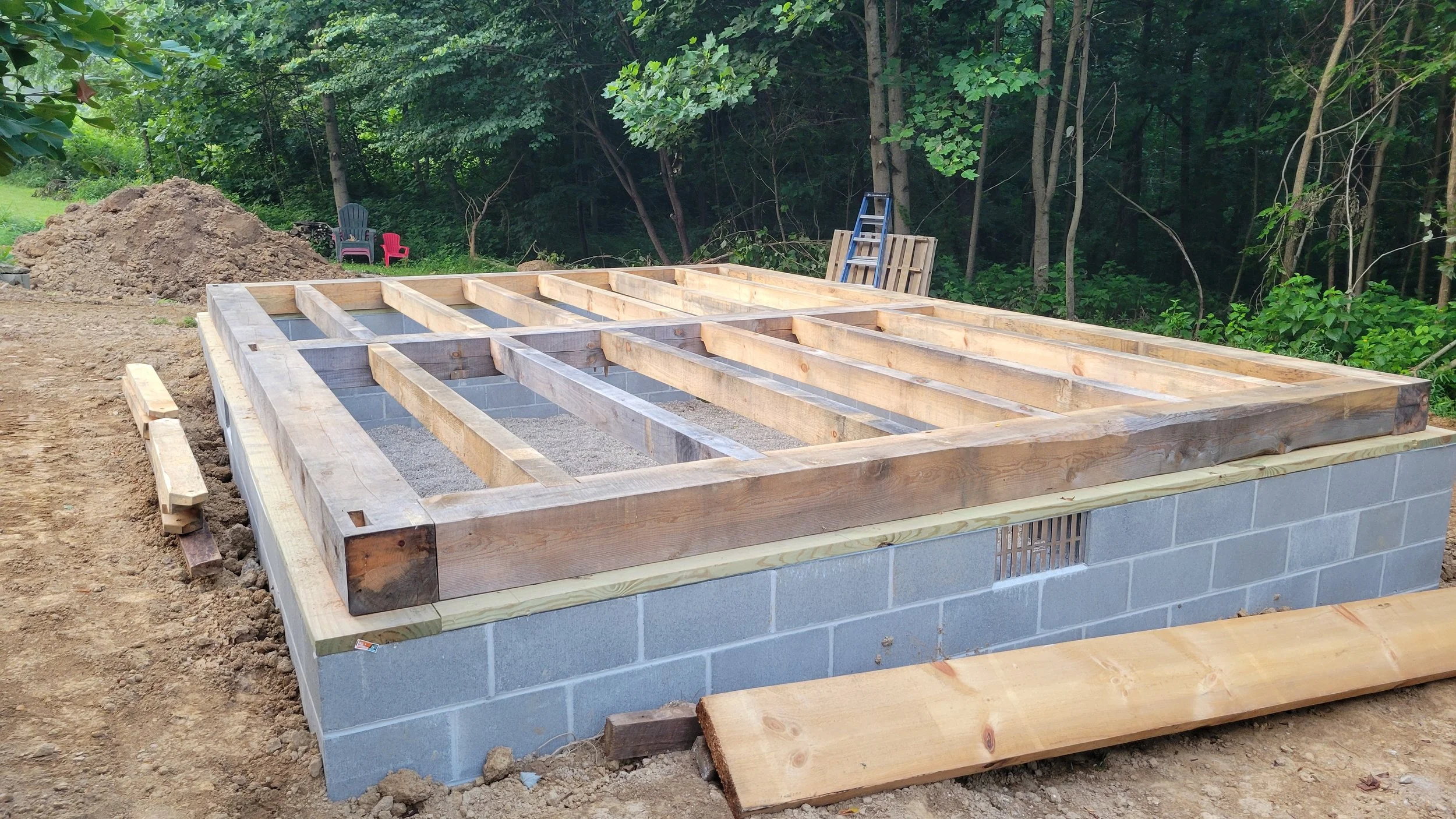 Timber Frame Foundation