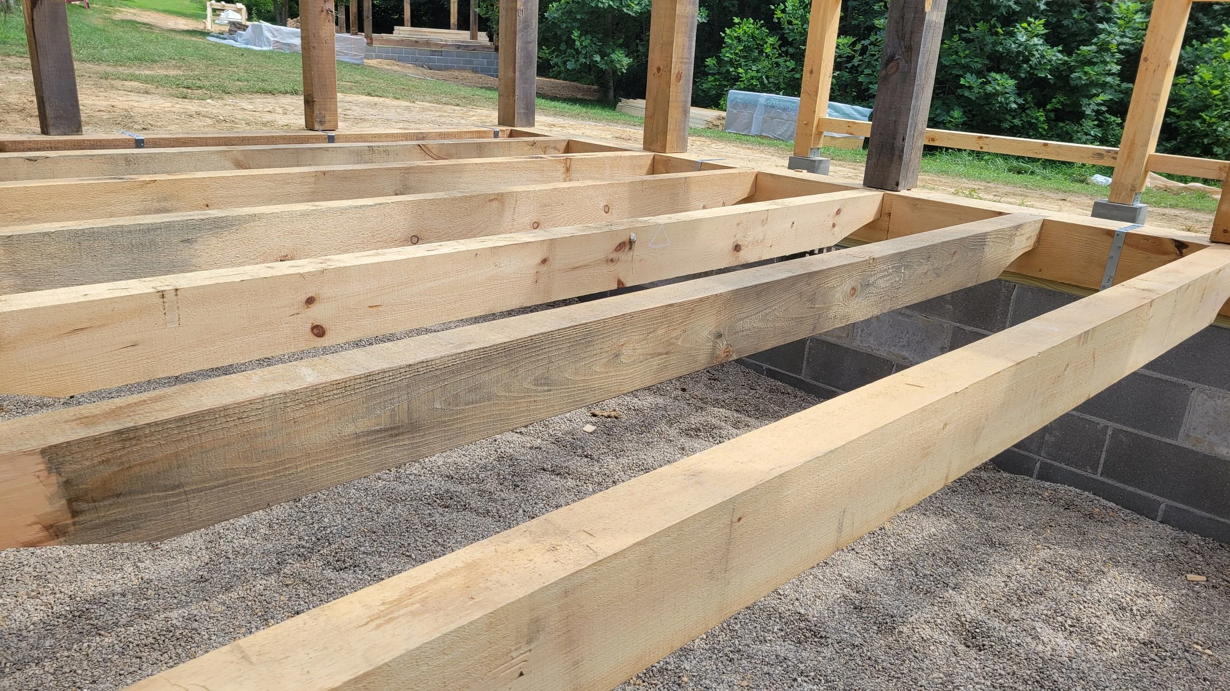 White Pine Timber Frame