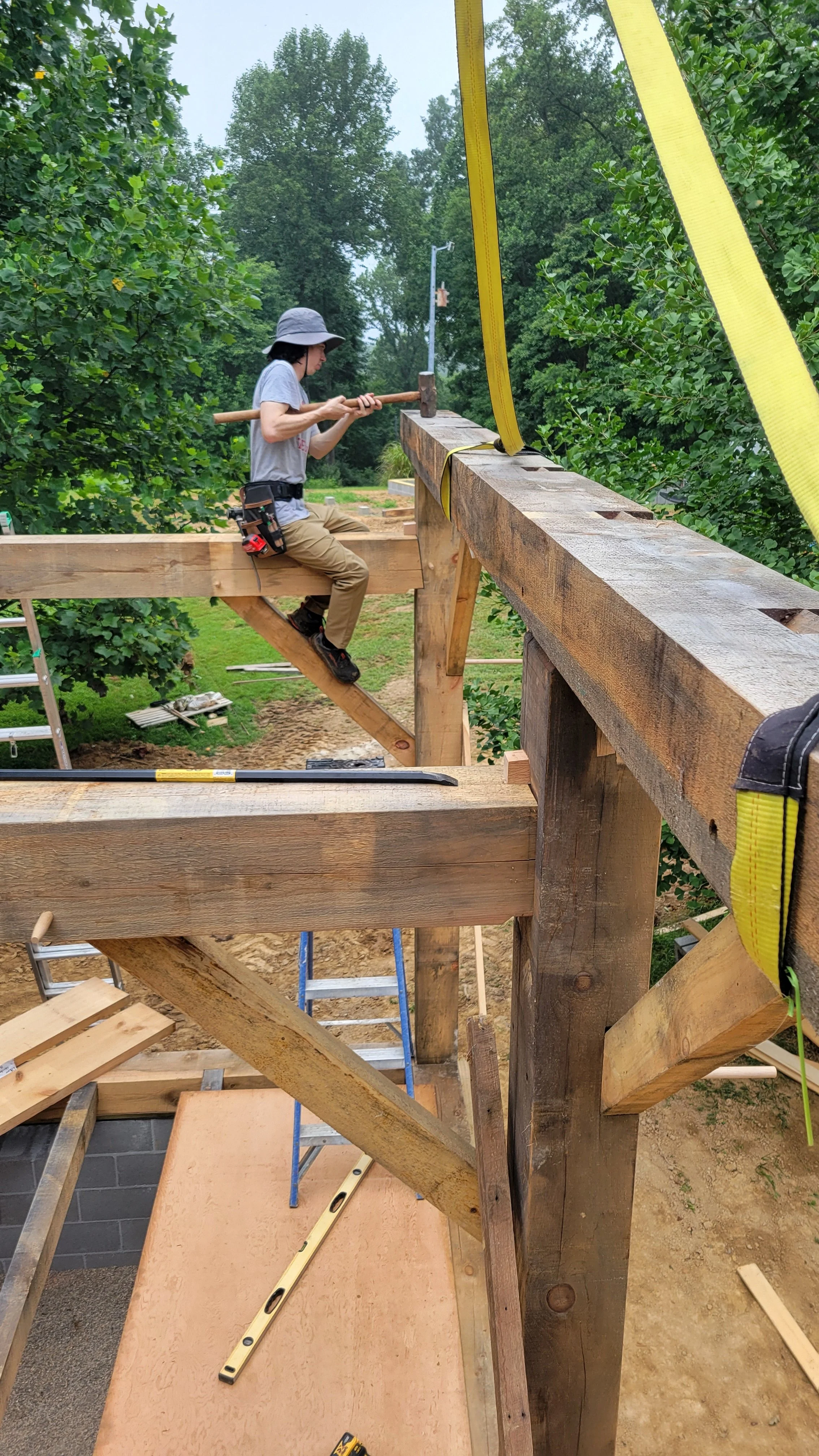 Timber Frame Raising