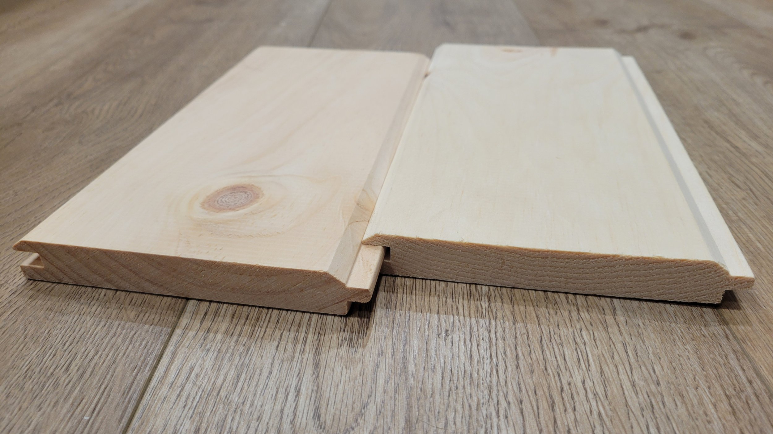 5 1/8" V-Groove Pine Barn Siding