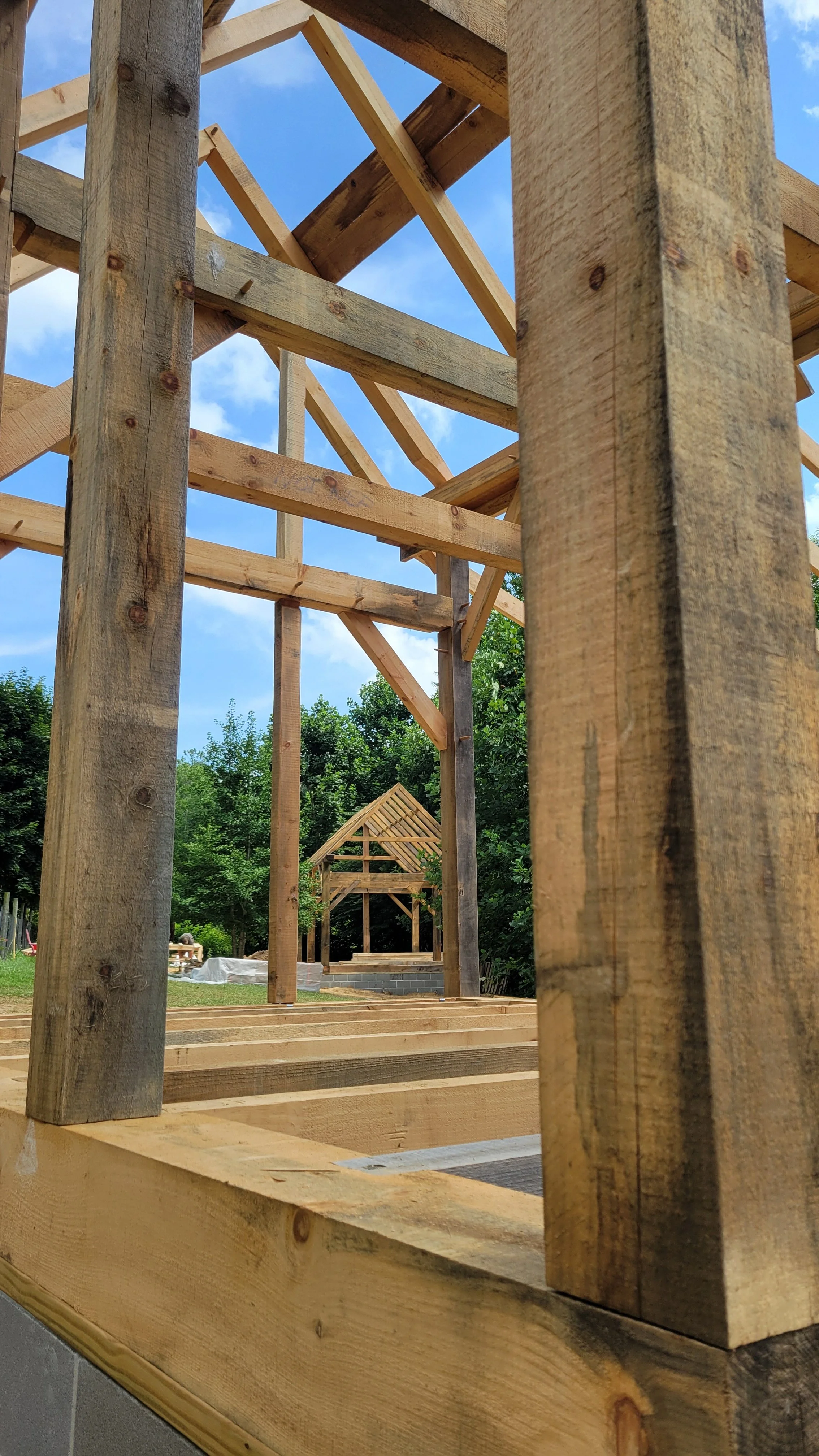 White Pine Timber Frame