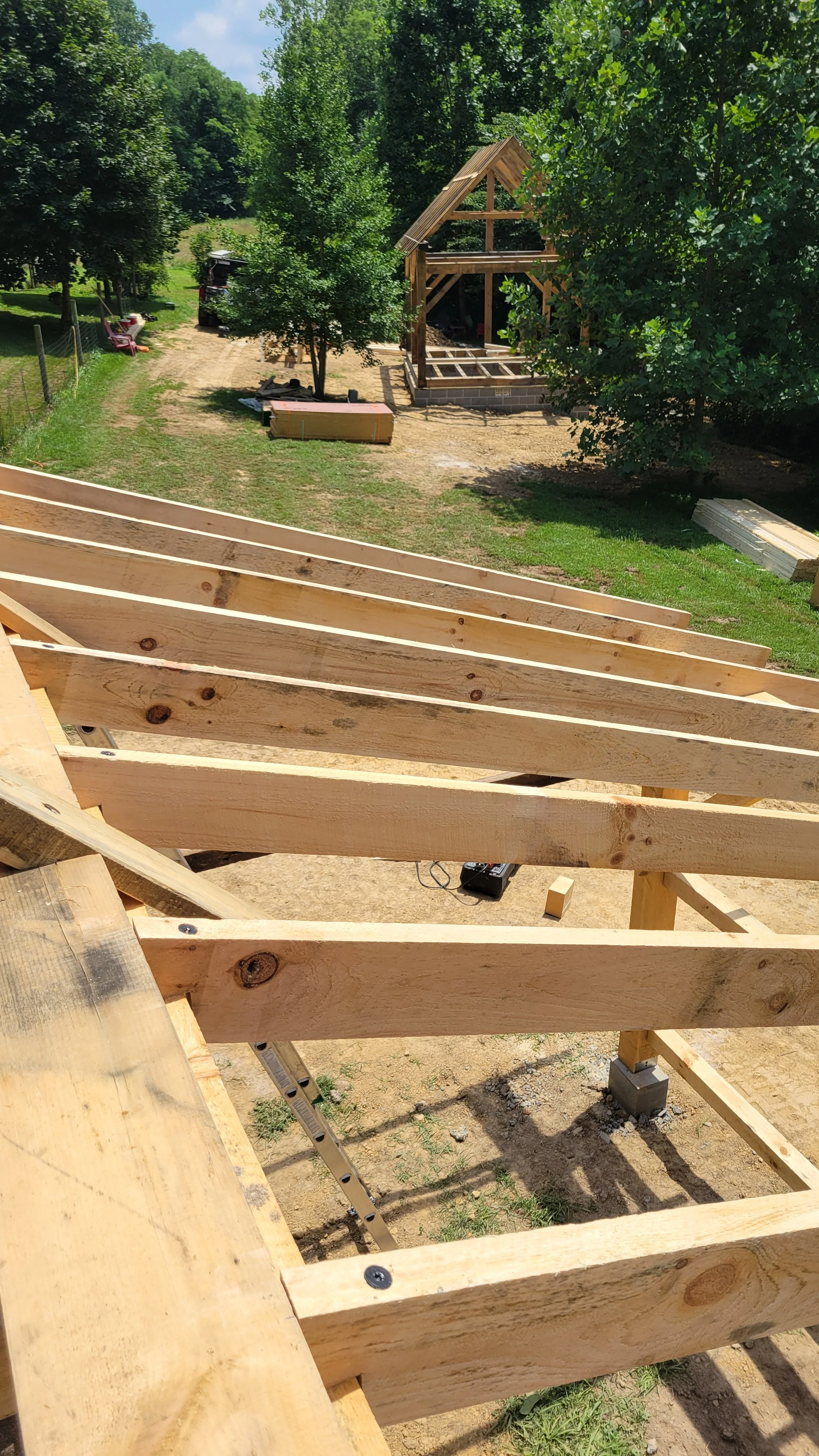 White Pine Timber Frame