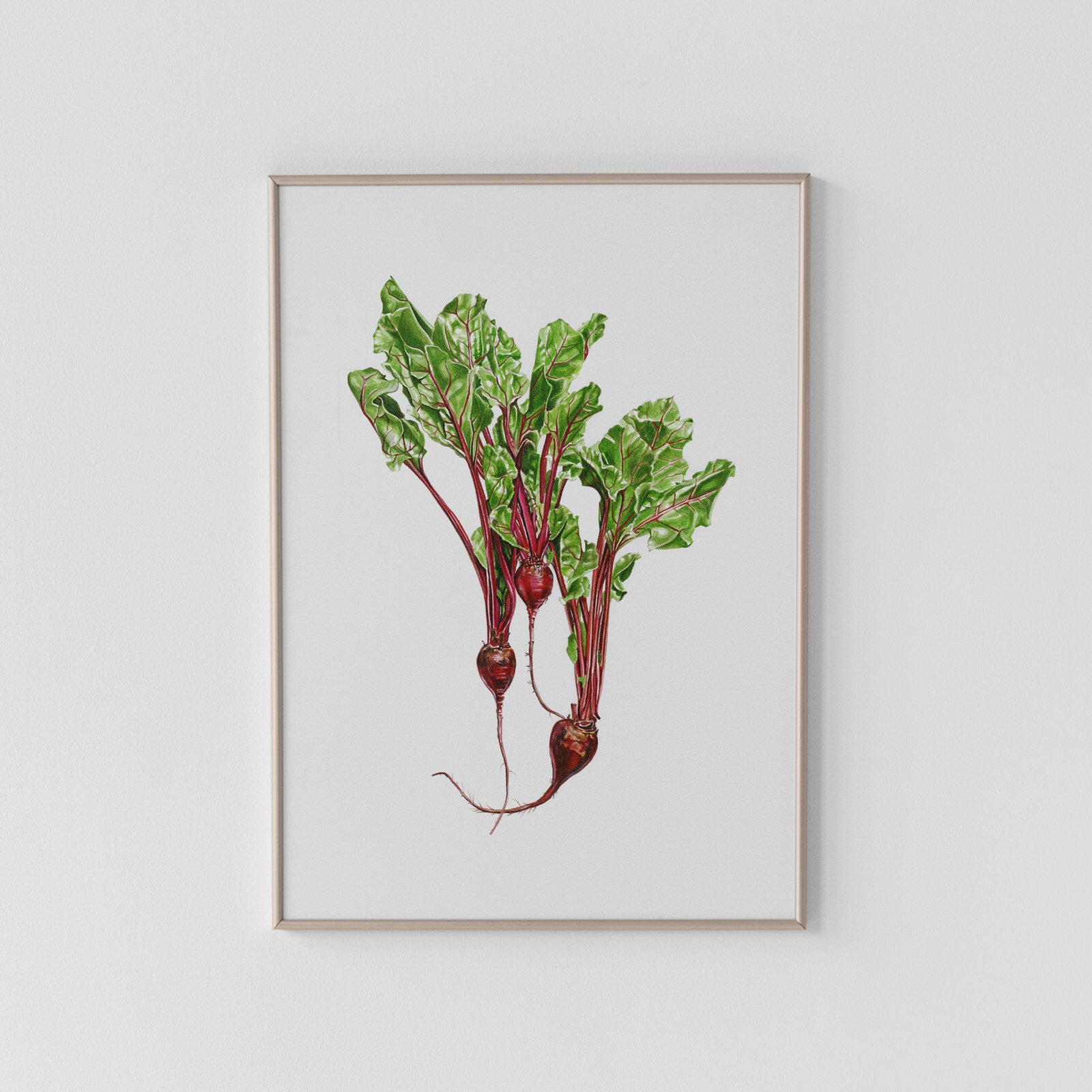 Leafy Beets Archival Print