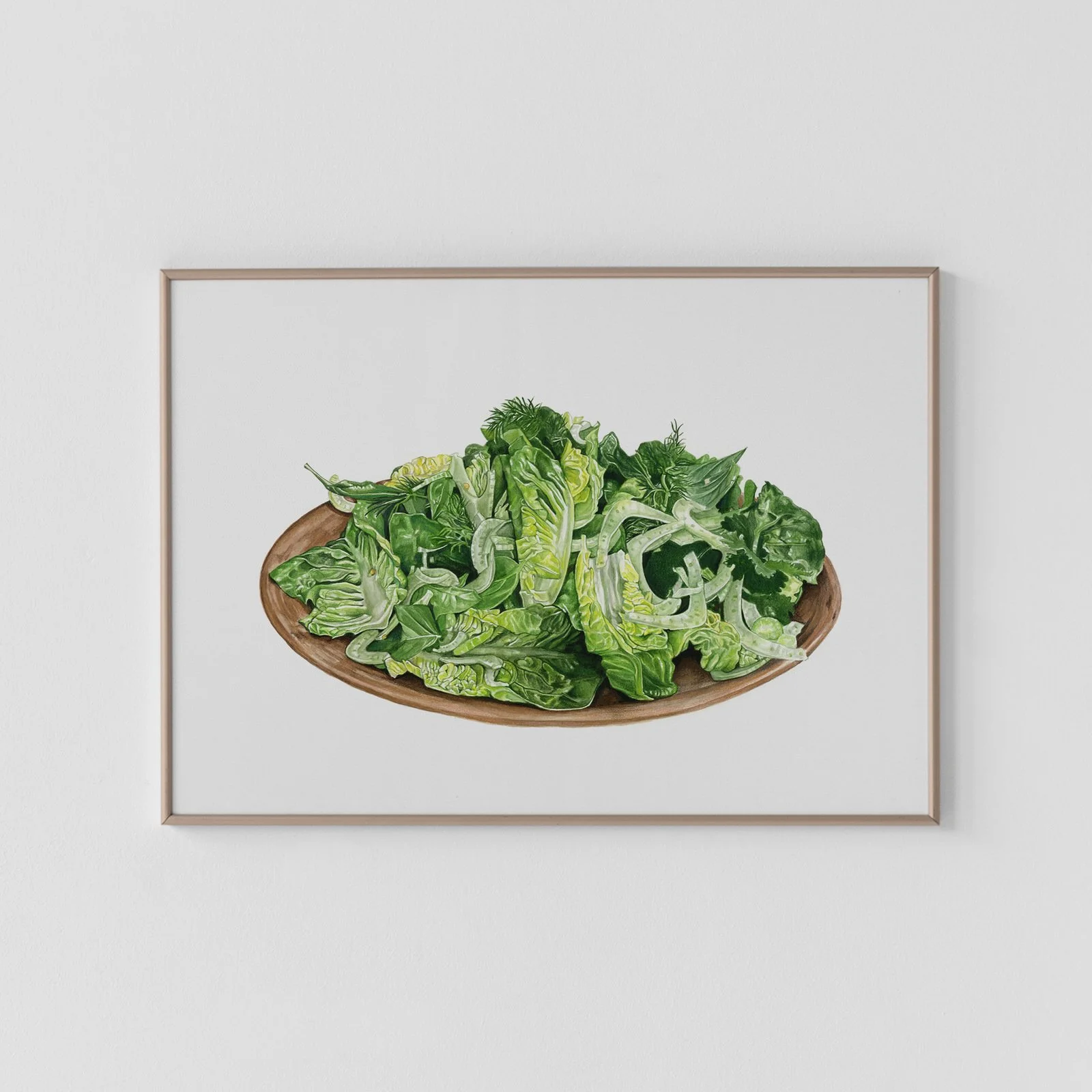 Little Gem Salad Archival Print