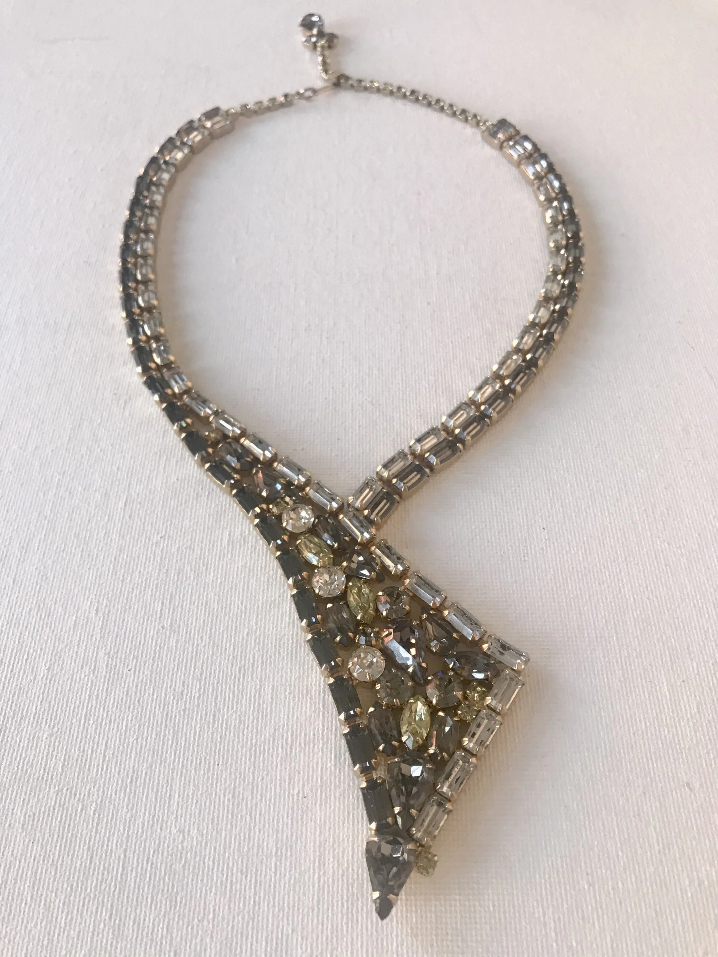 1950's "Hobe" Rhinestone Necklace