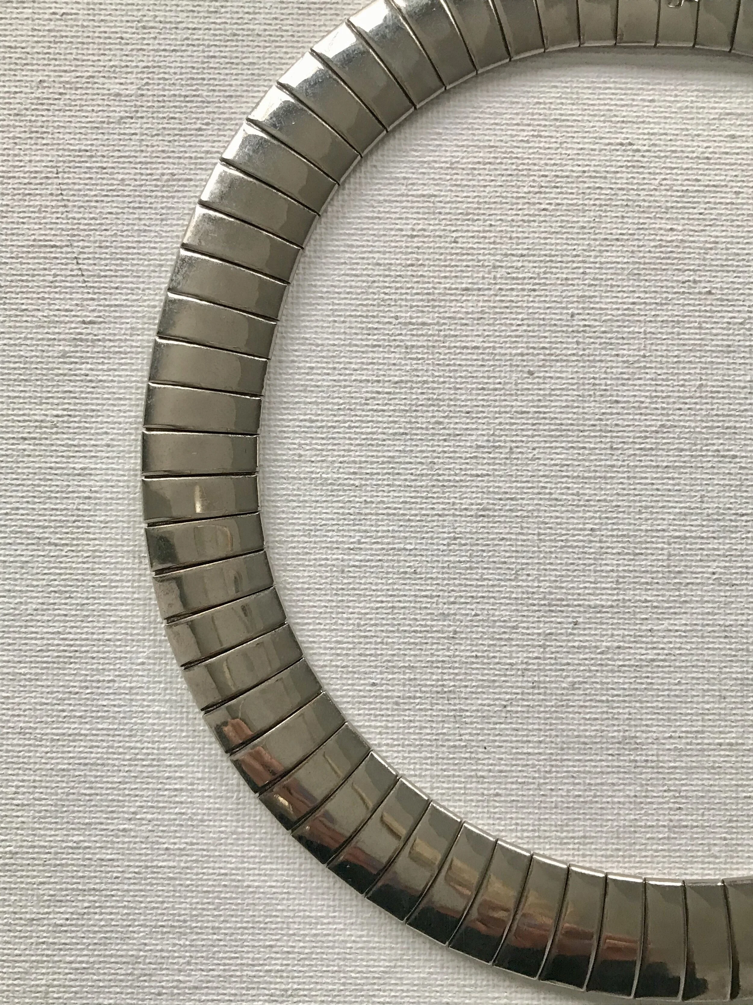 1950's Silver Engineered Choker