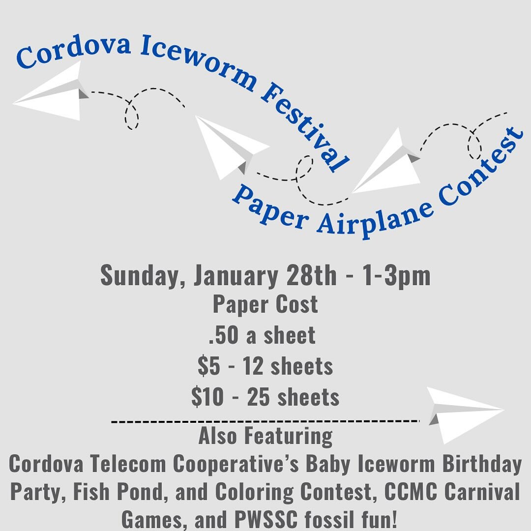 We are so excited for the Paper Airplane Contest tomorrow at CHS! We have some amazing prizes, like a standup paddle board, tools, and kids prizes galore. Our friends from CCMC, PWSSC, and CTC will be joining us for even more games and activities thi