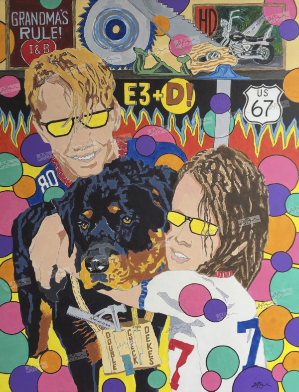2016 "DEKES!" Dayton, Ohio 24x30 Acrylic on Canvas