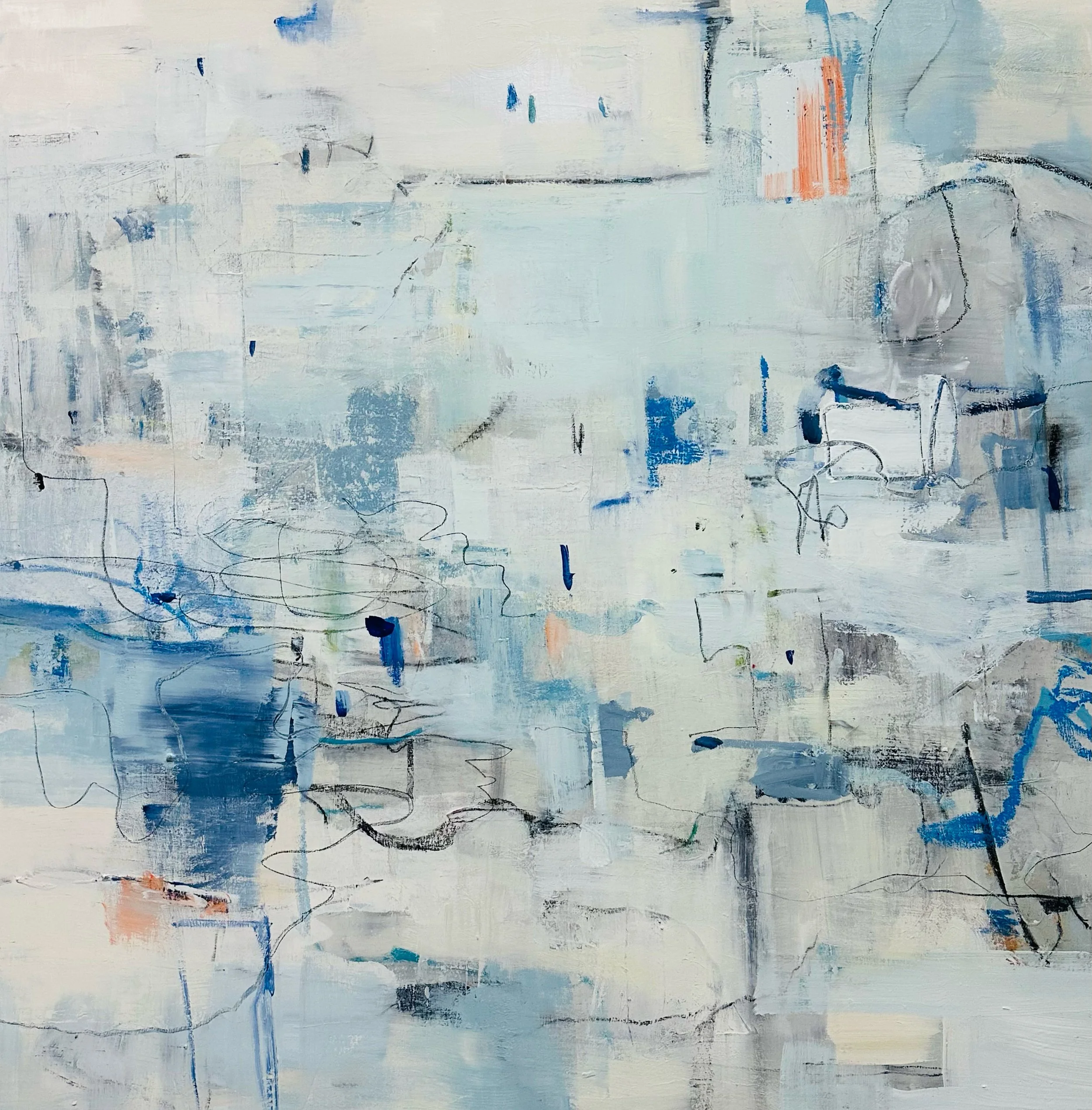 1201 Movement in Blue, 48×48'‘
