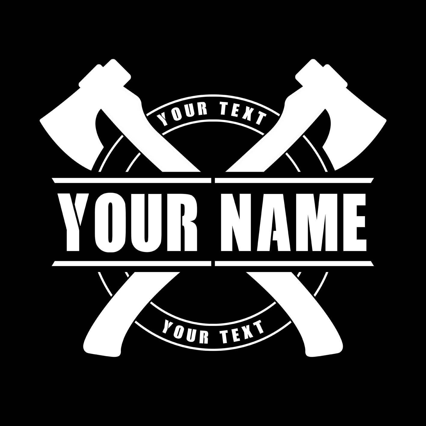 Axes Circle design