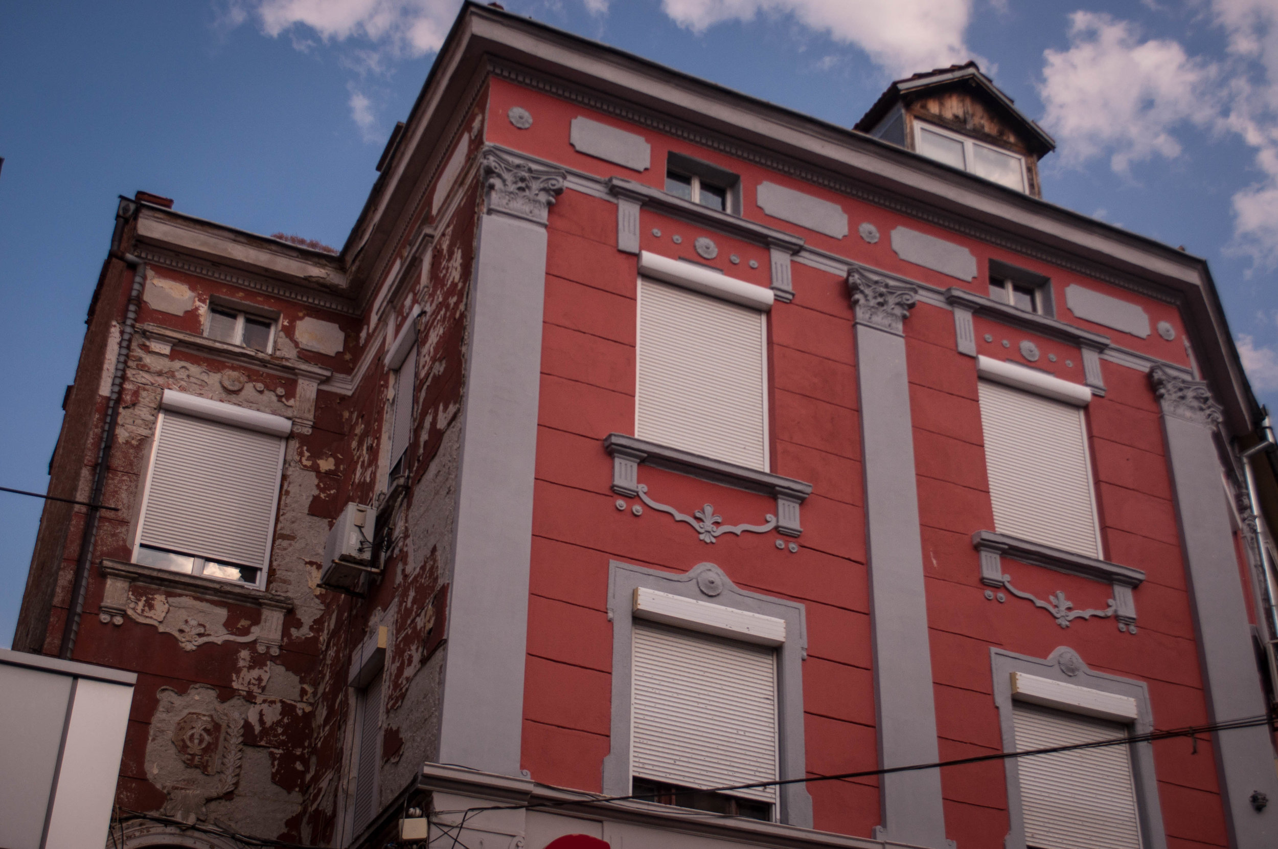 Things to do in Plovdiv, Pink Building located in the old town section in Ploviv (Bulgaria)