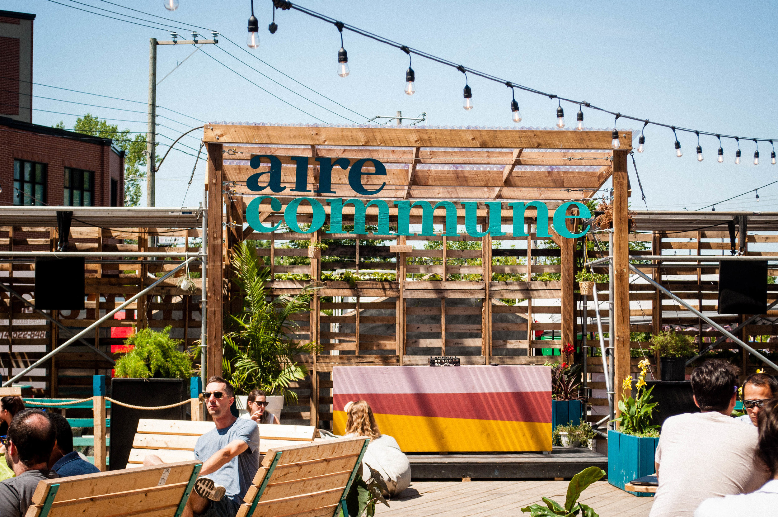 Air Commune, one of 6 original terraces to enjoy the summer in Montreal