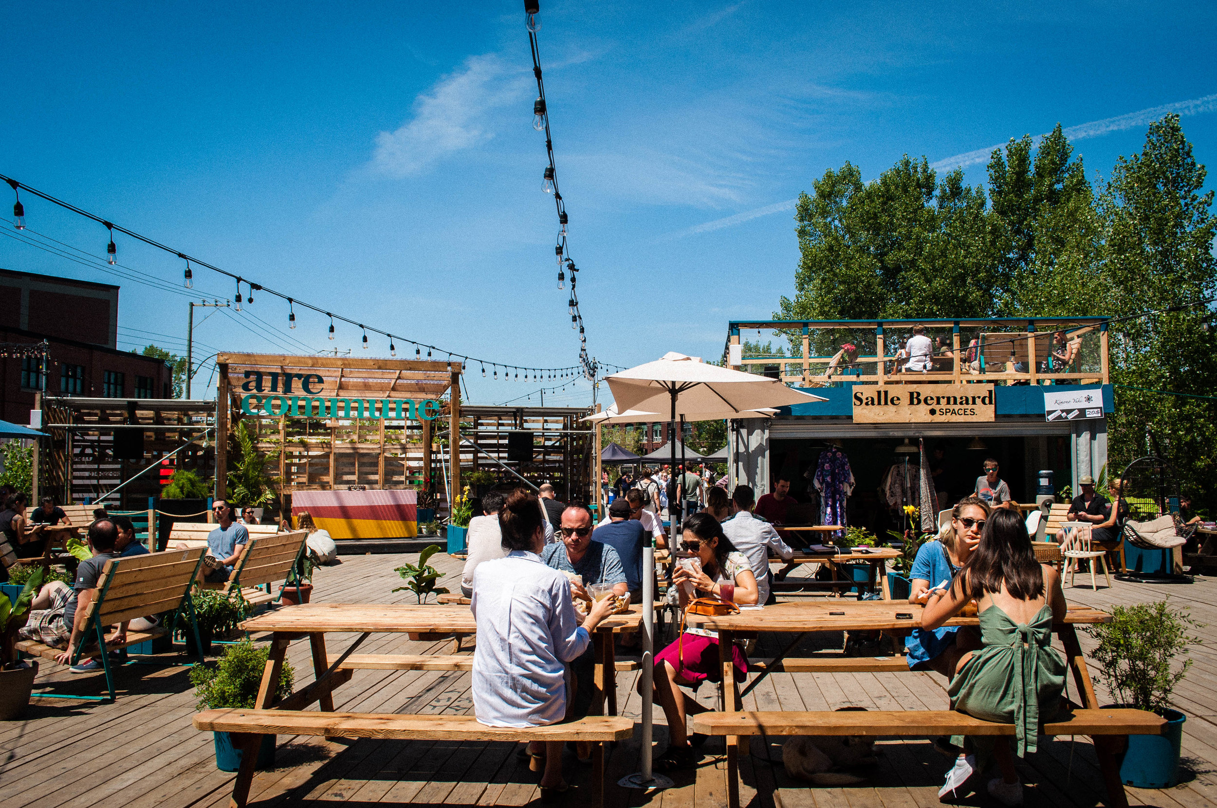 Air Commune, one of 6 original terraces to enjoy the summer in Montreal