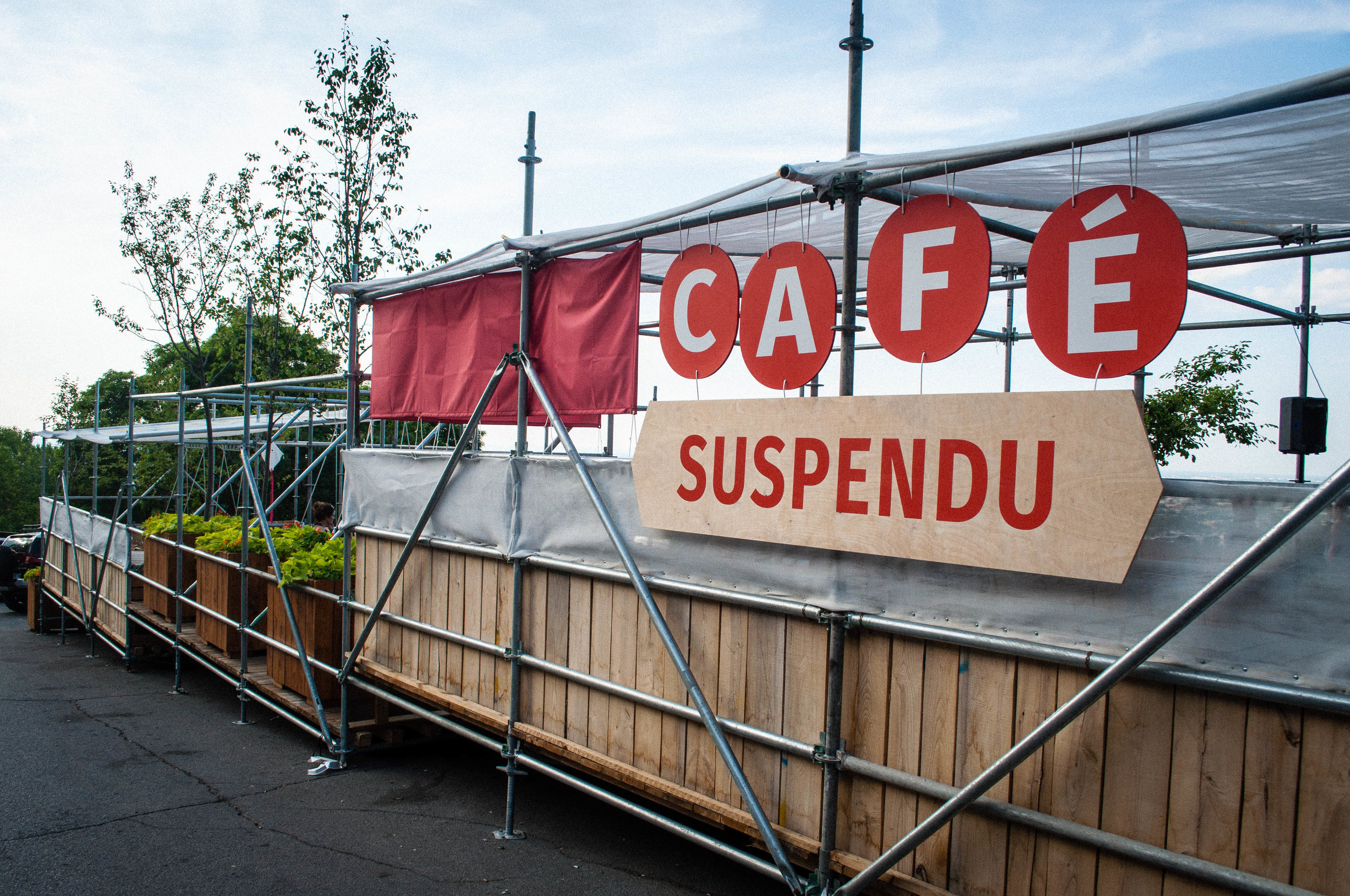 Cafe Suspendu, one of 6 original terraces to enjoy the summer in Montreal