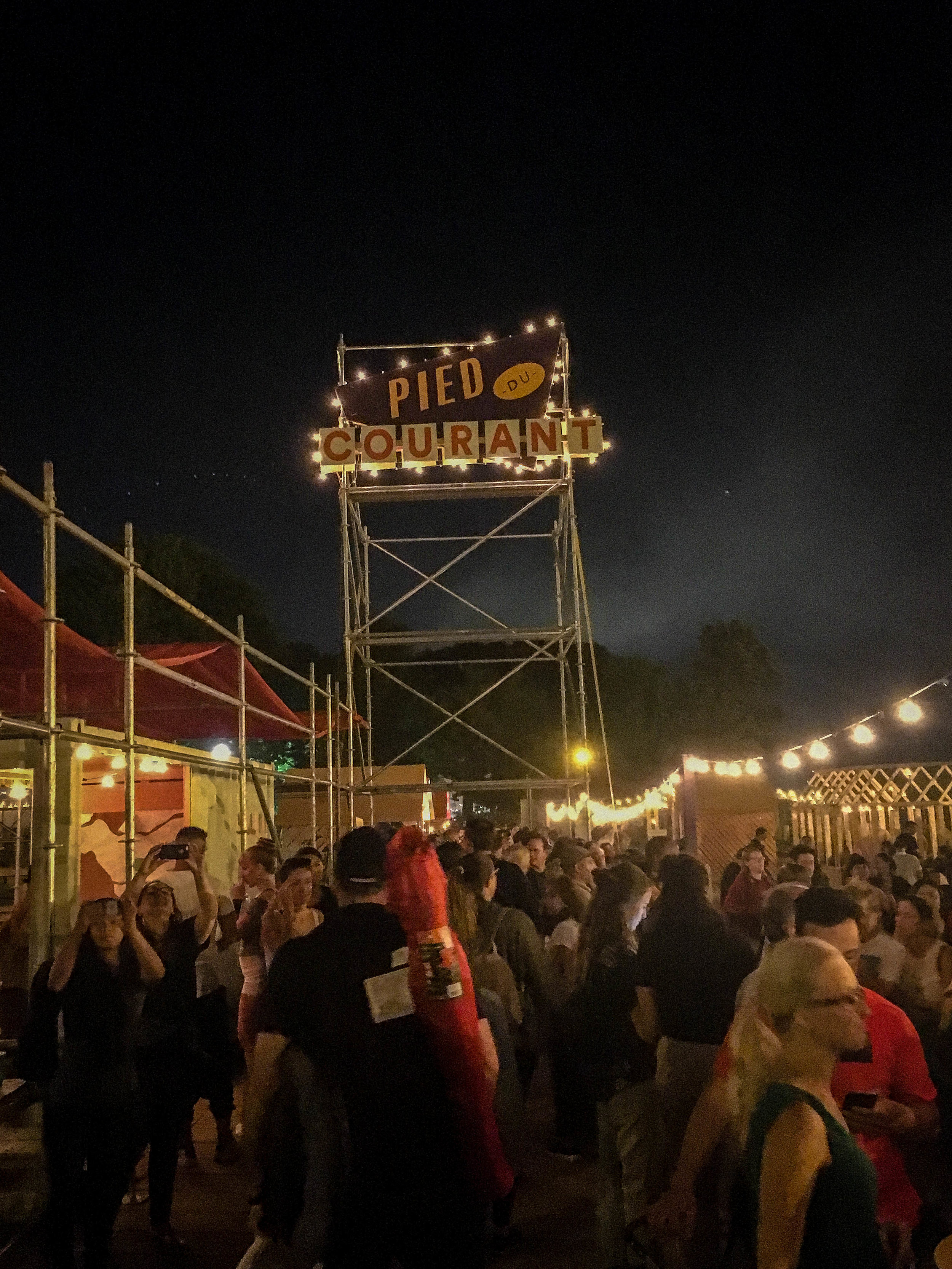 Fireworks at Village au Pied-du-Courrant, one of the 6 original terraces to enjoy the summer in Montreal