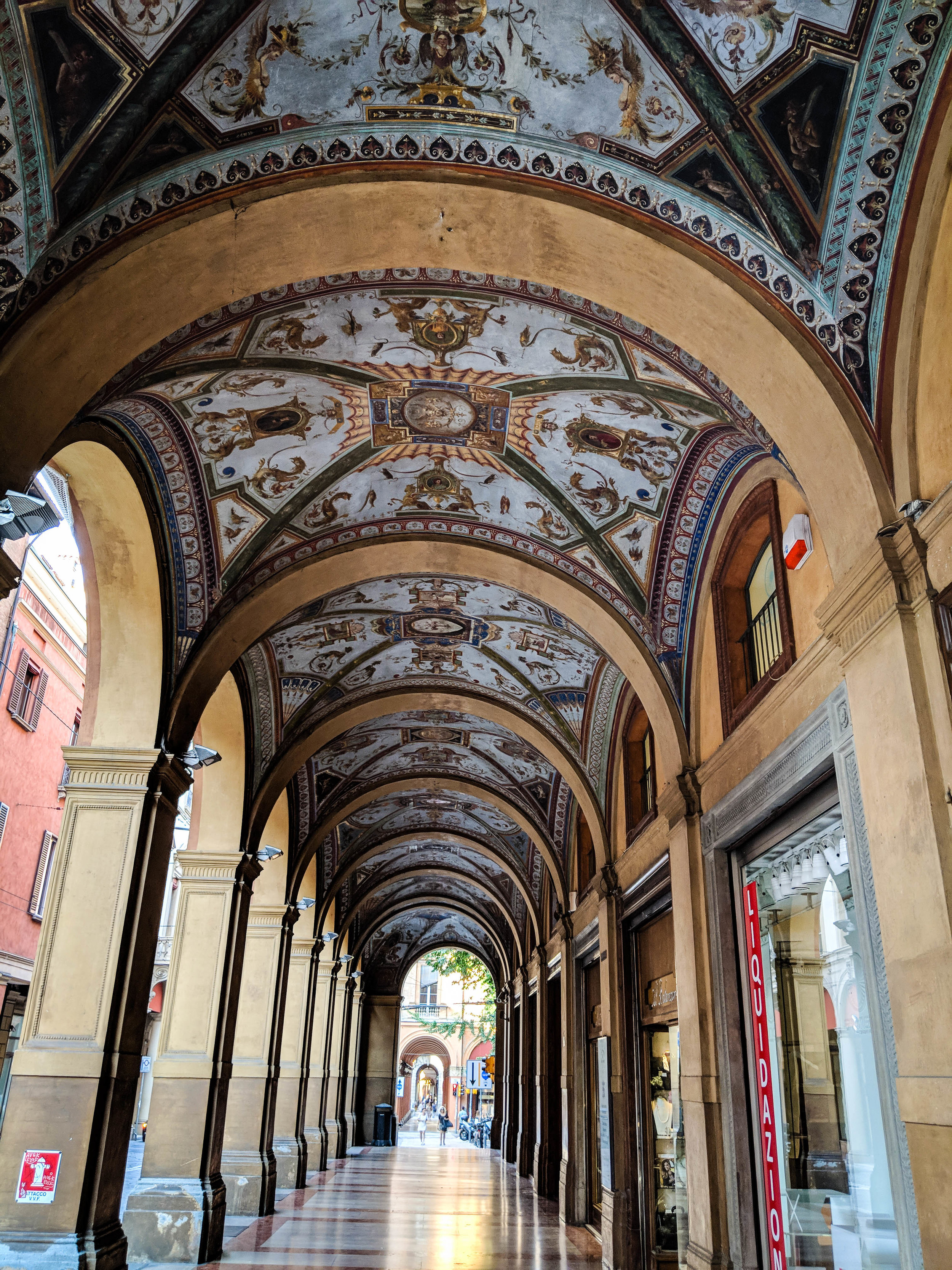 Porticoes of Bologna, part of the city Itinerary 