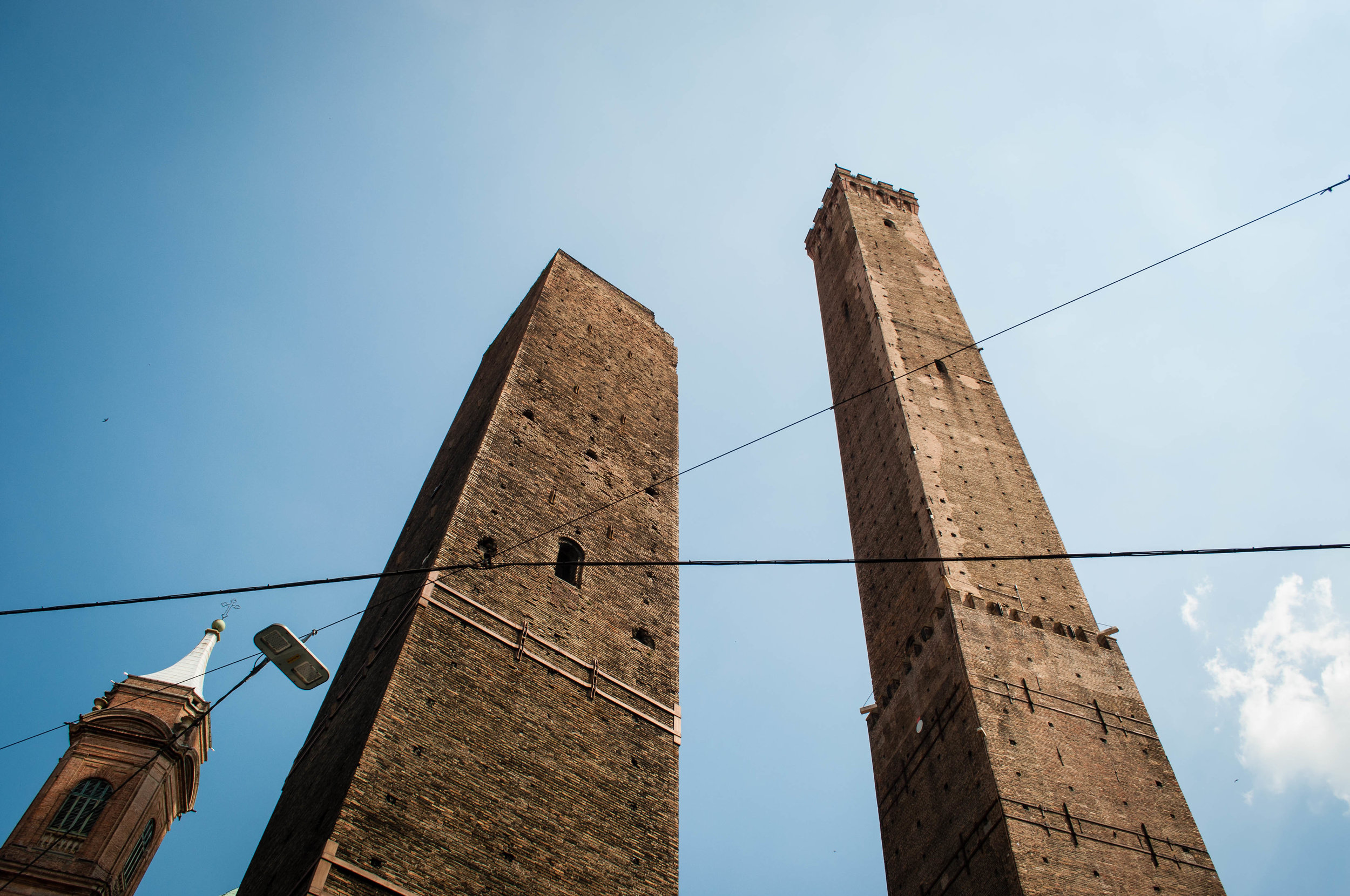 the Asinelli Tower, part of the Bologna Itinerary