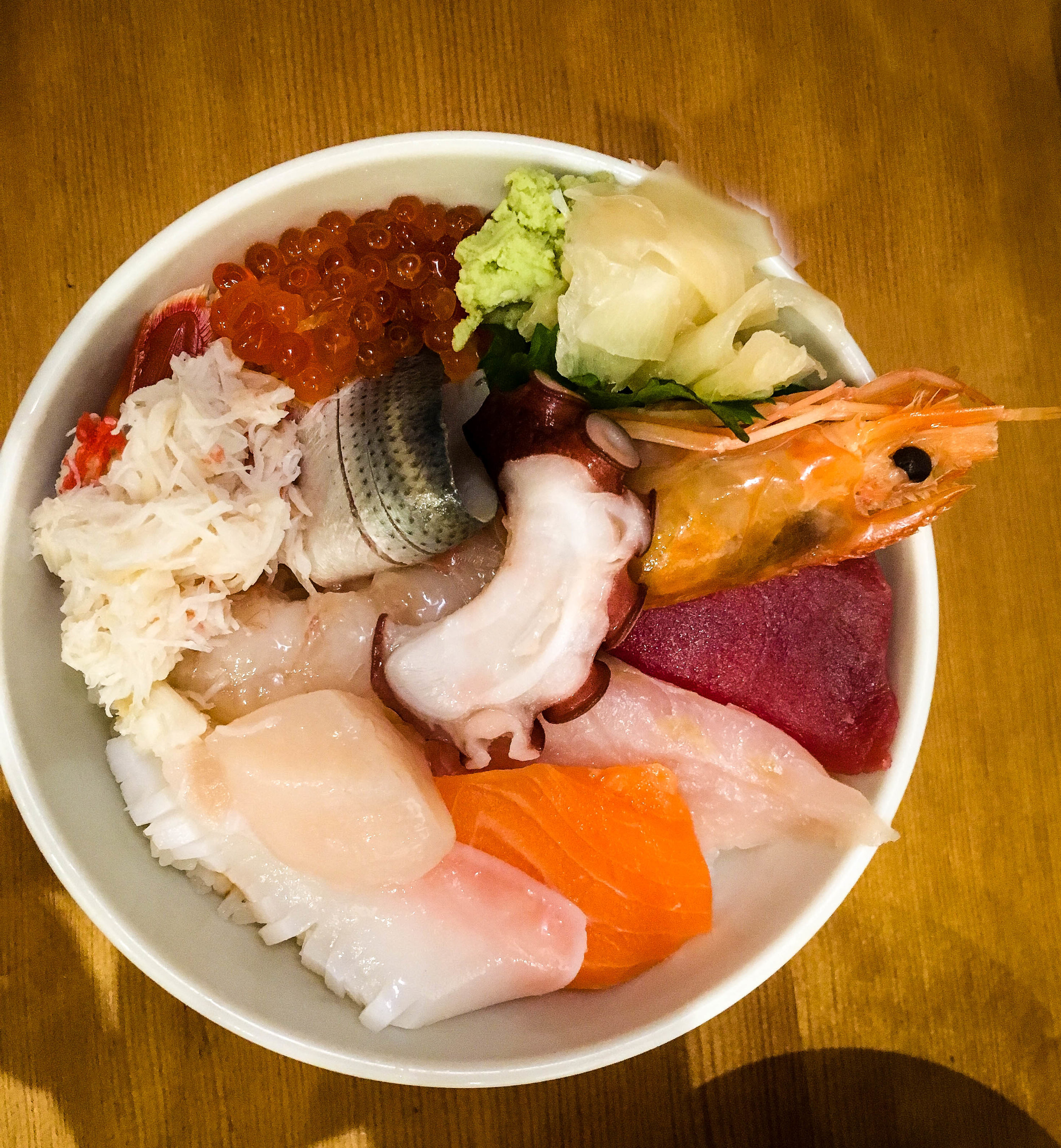 Breakfast at Tsukiji fish market. Part of Tokyo itinerary 7 days