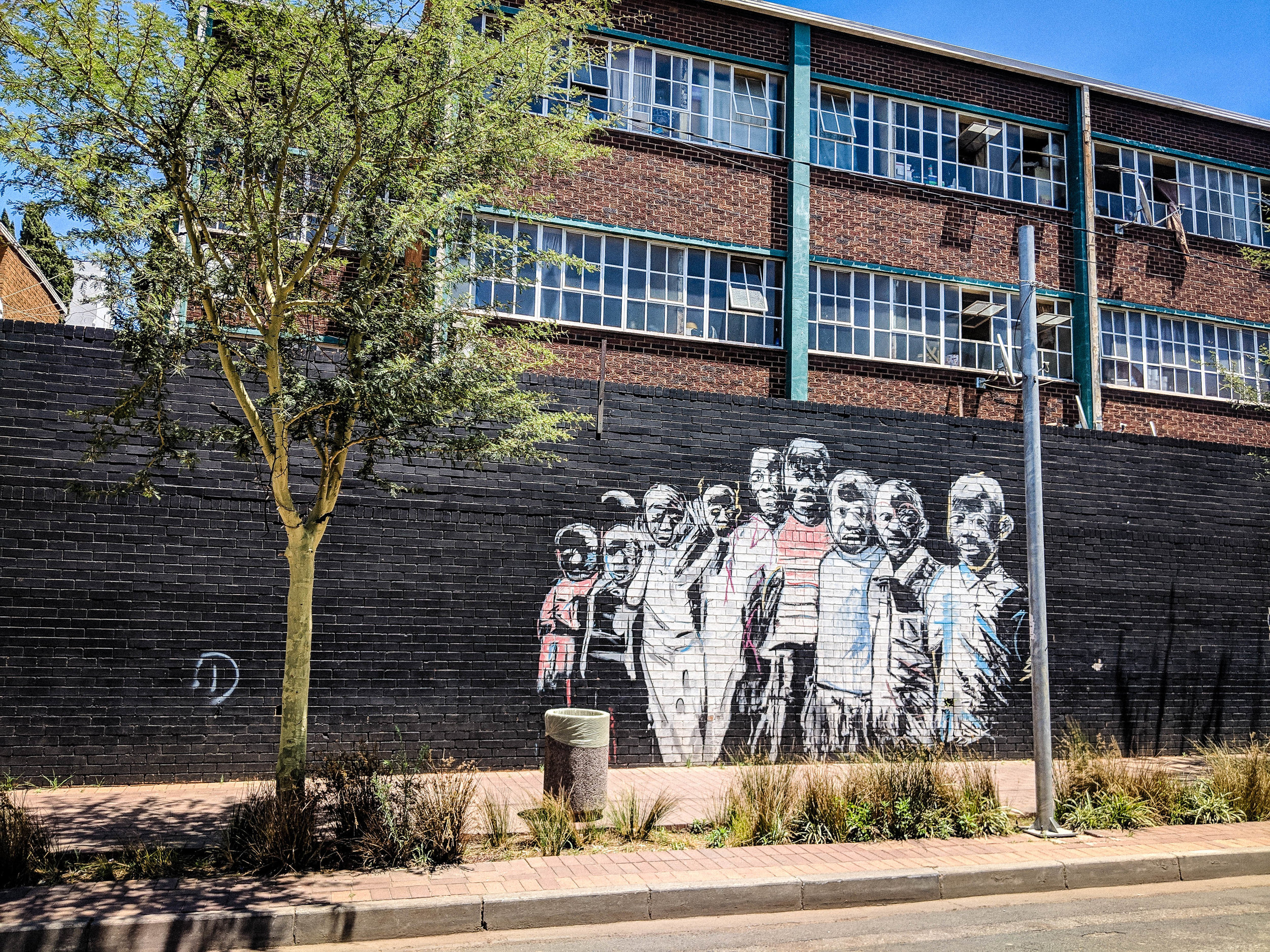 Street art in Maboneng, Johannesburg. Johannesburg Itinerary
