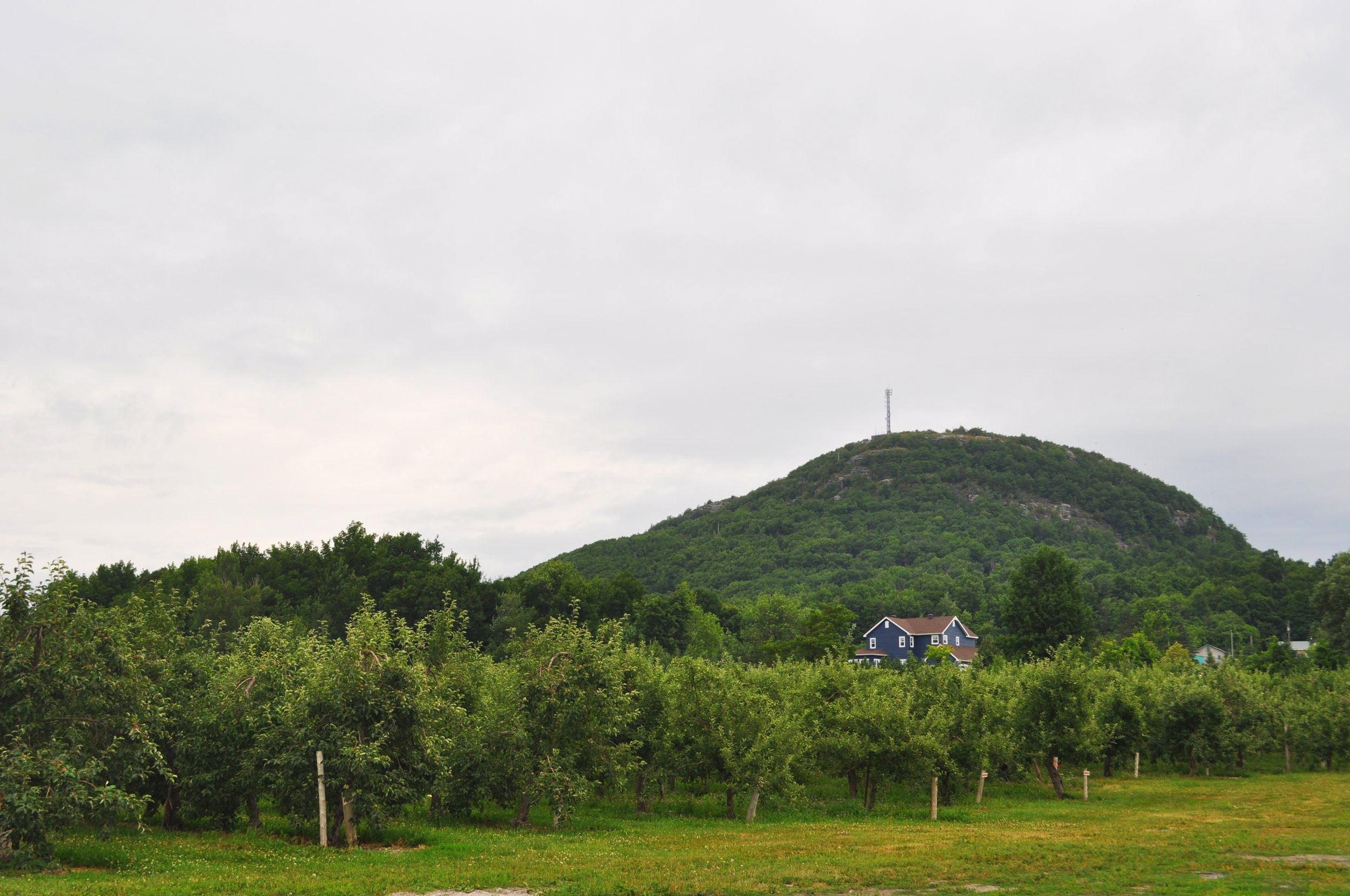 Cider route. view from Mont St Gregoire- trip from Montreal