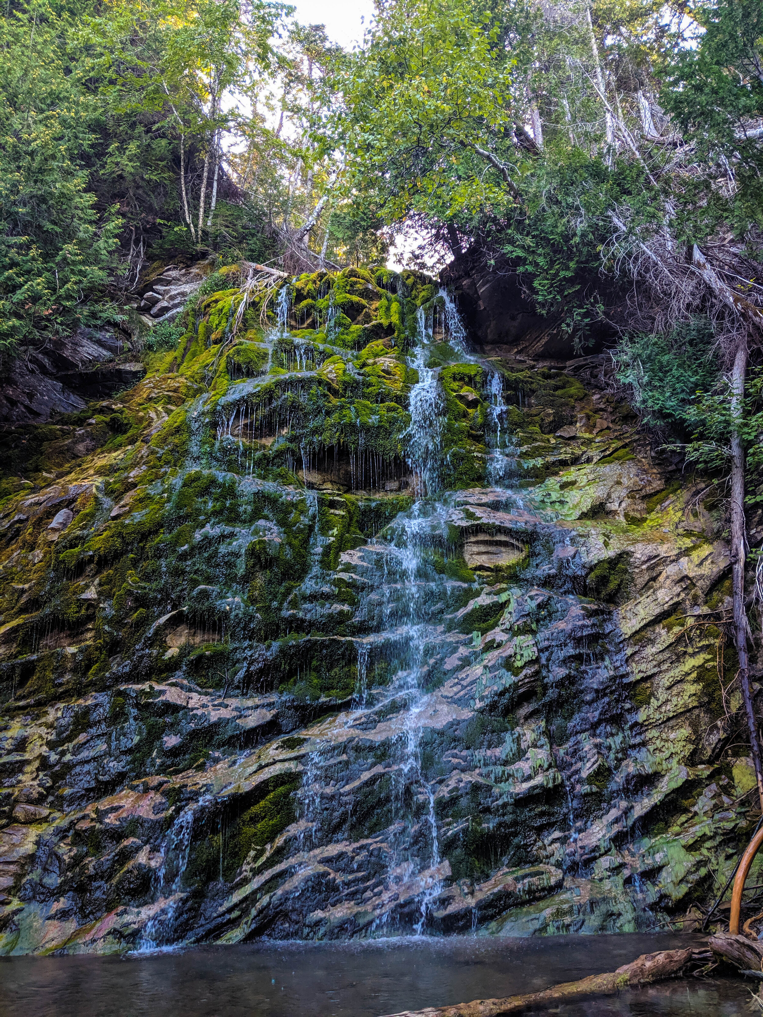 Waterfall at Forillon Park