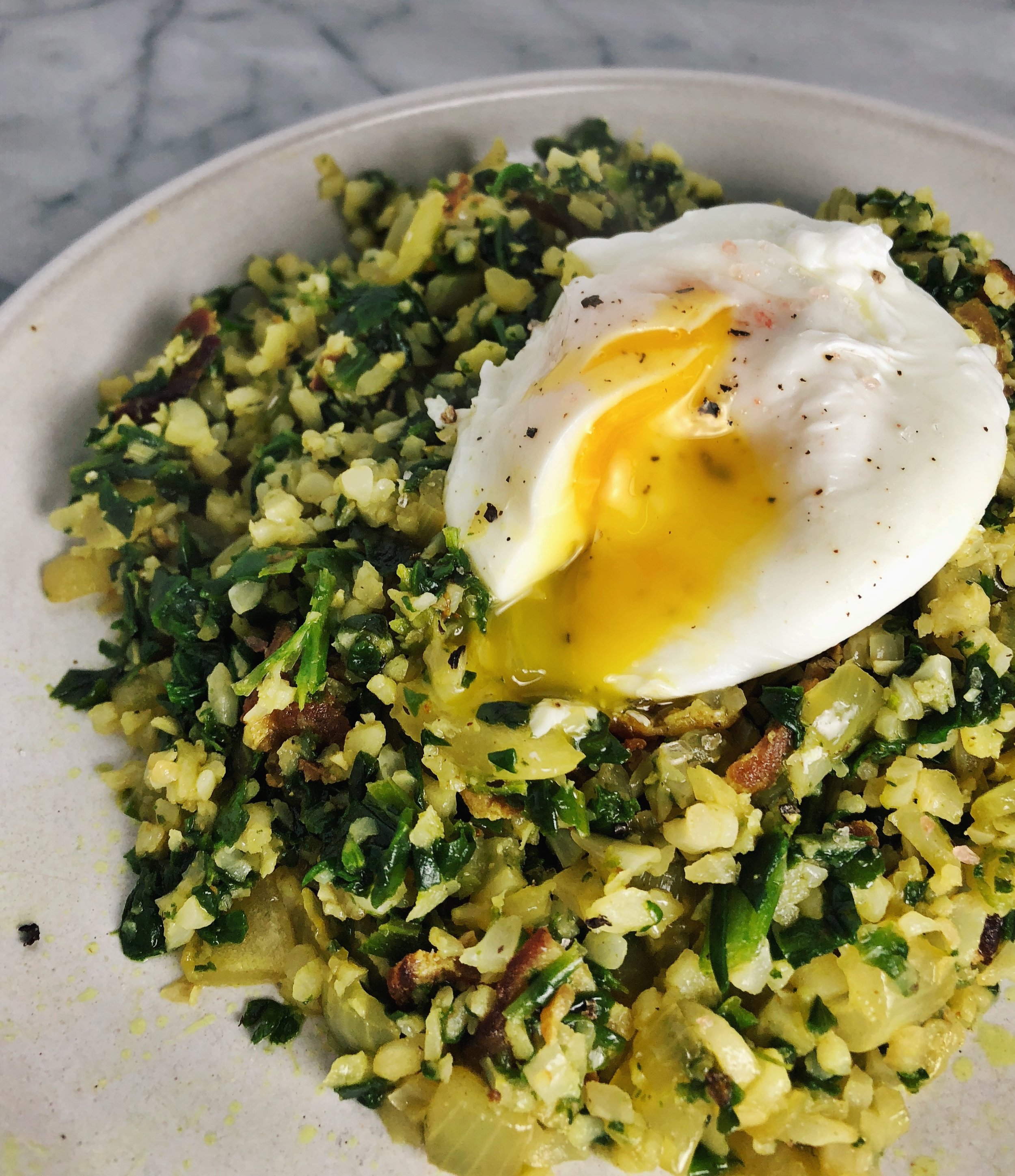Cauliflower Rice Breakfast Stir Fry Mad About Food
