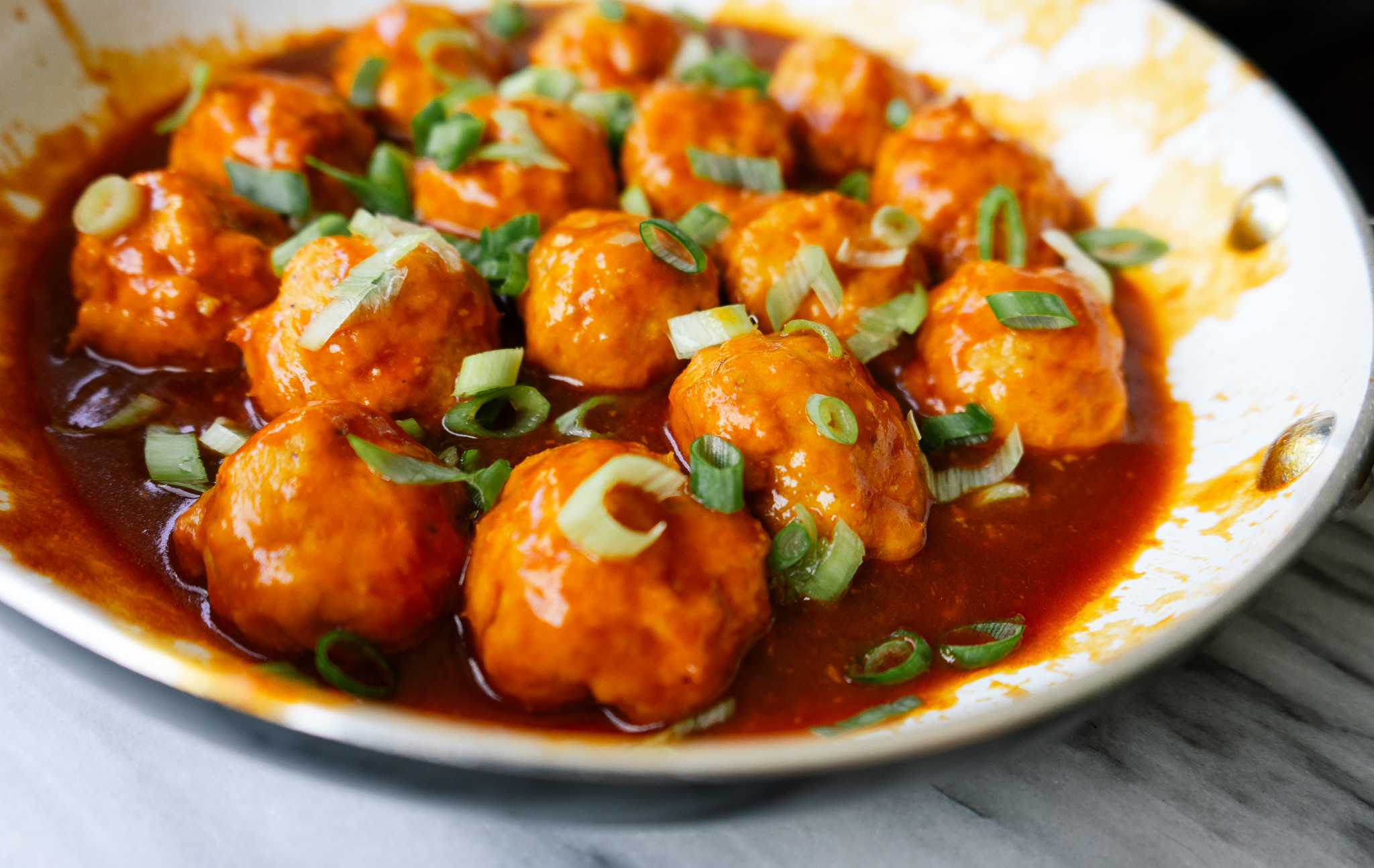 Sweet and Sour Chicken Meatballs — Mad About Food