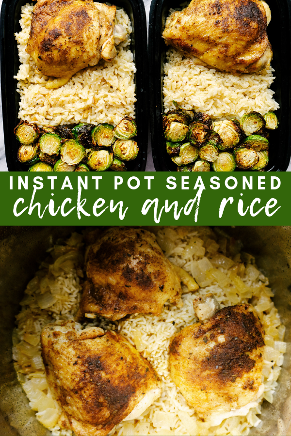 Instant Pot Seasoned Chicken and Rice — Mad About Food