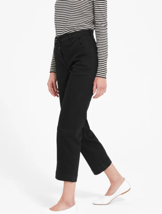 The Straight Leg Crop